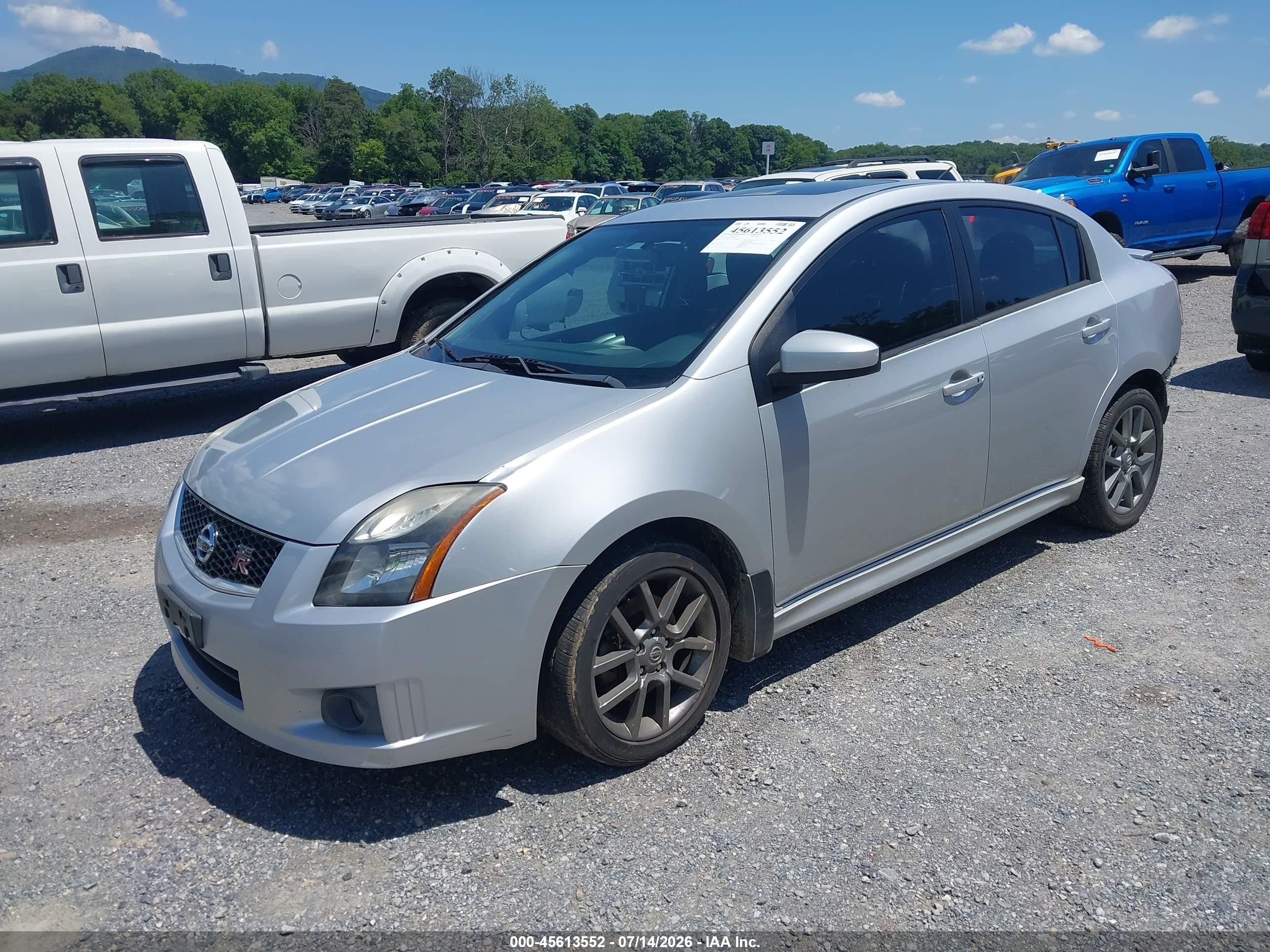 2012 Nissan Sentra Se-r Серебряный vin: 3N1BB6AP4CL655029