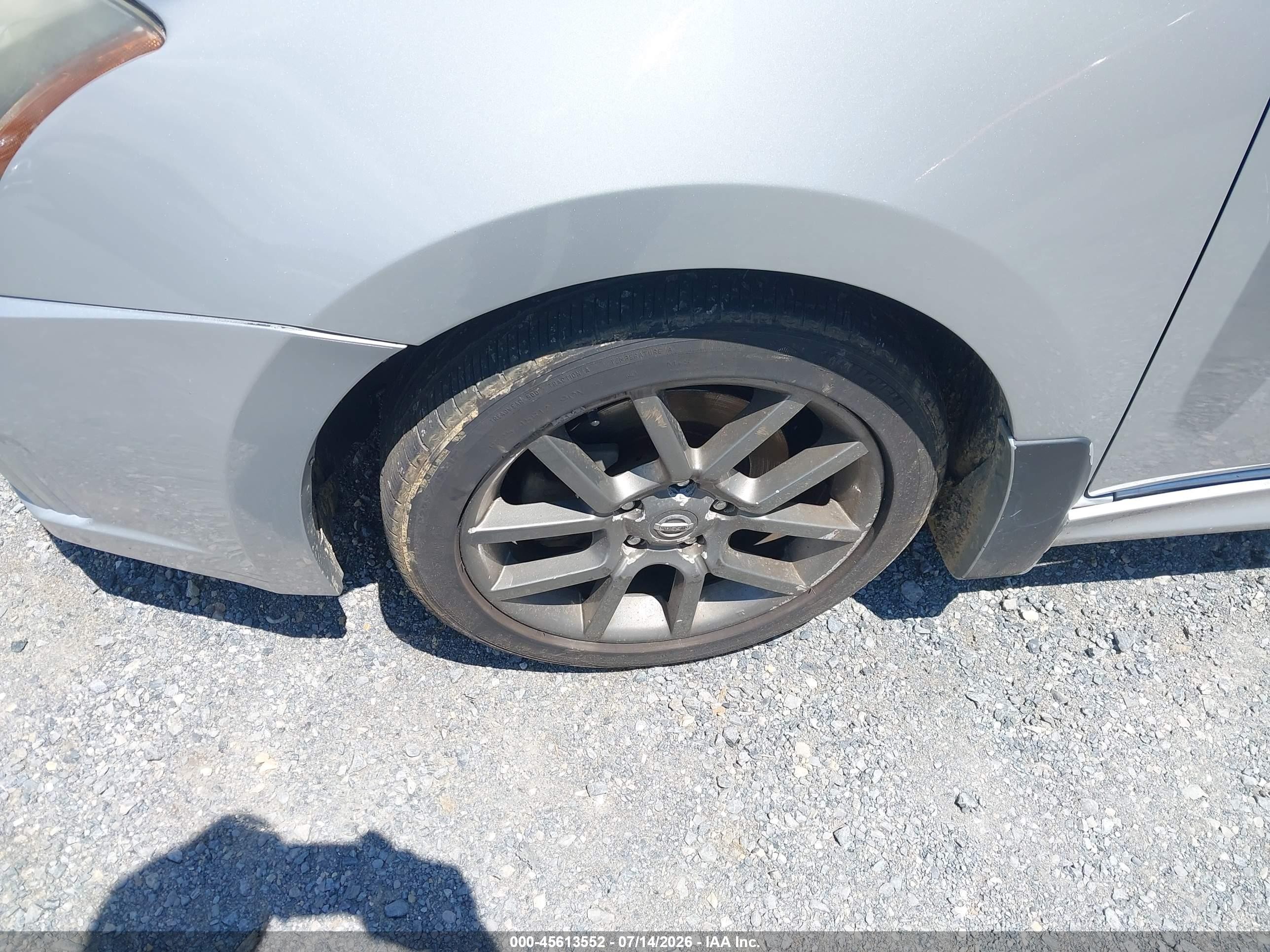 2012 Nissan Sentra Se-r Серебряный vin: 3N1BB6AP4CL655029