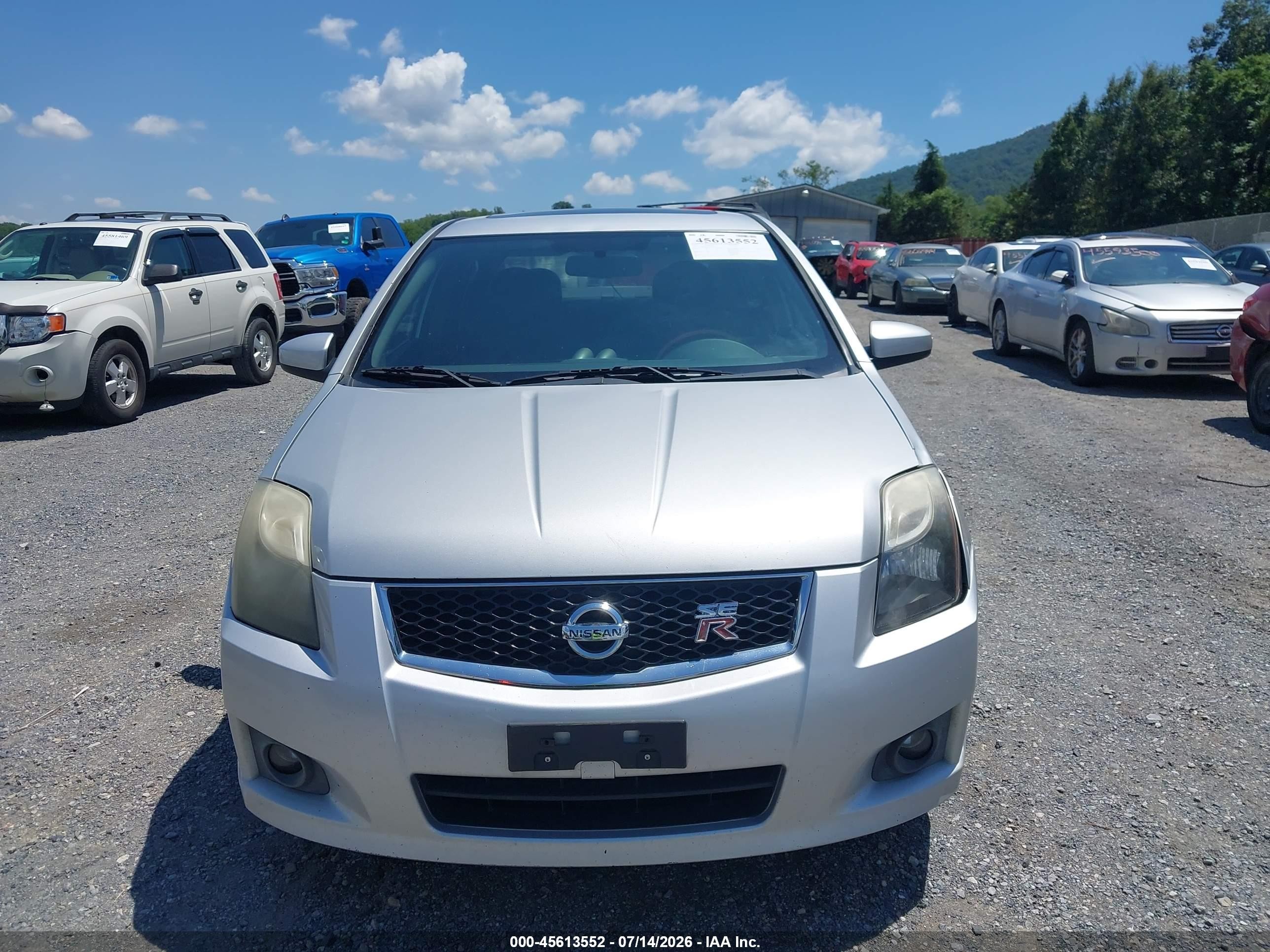 2012 Nissan Sentra Se-r Серебряный vin: 3N1BB6AP4CL655029