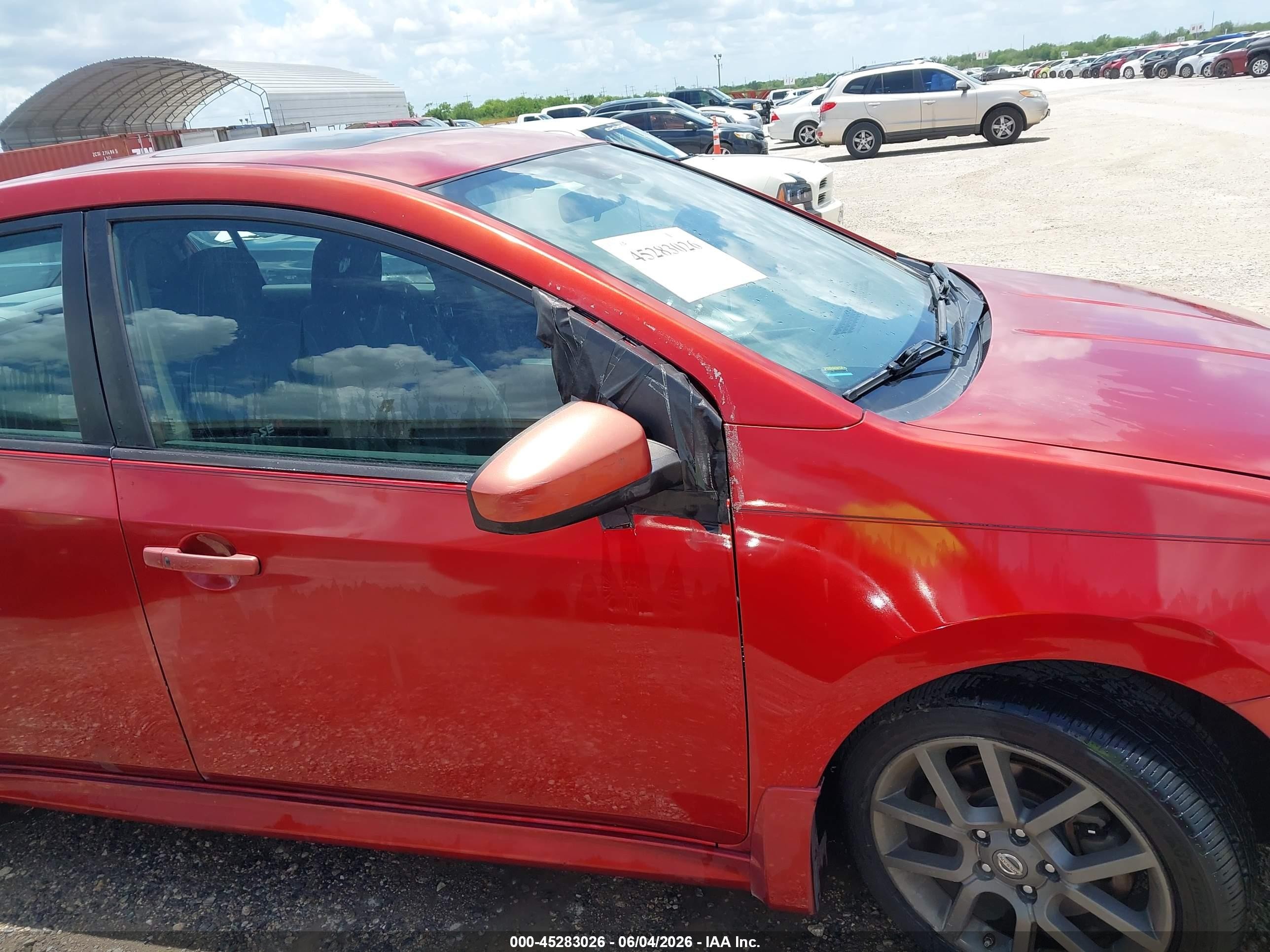 2011 Nissan Sentra Se-r Красный vin: 3N1BB6AP5BL621809