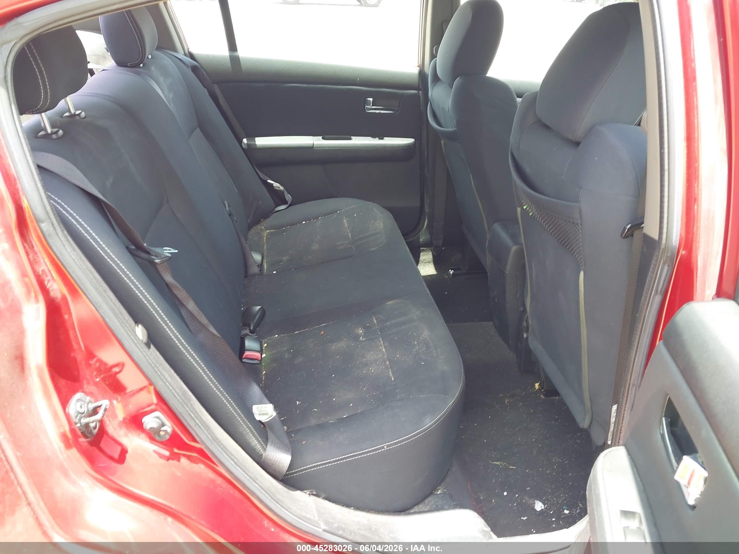 2011 Nissan Sentra Se-r Красный vin: 3N1BB6AP5BL621809