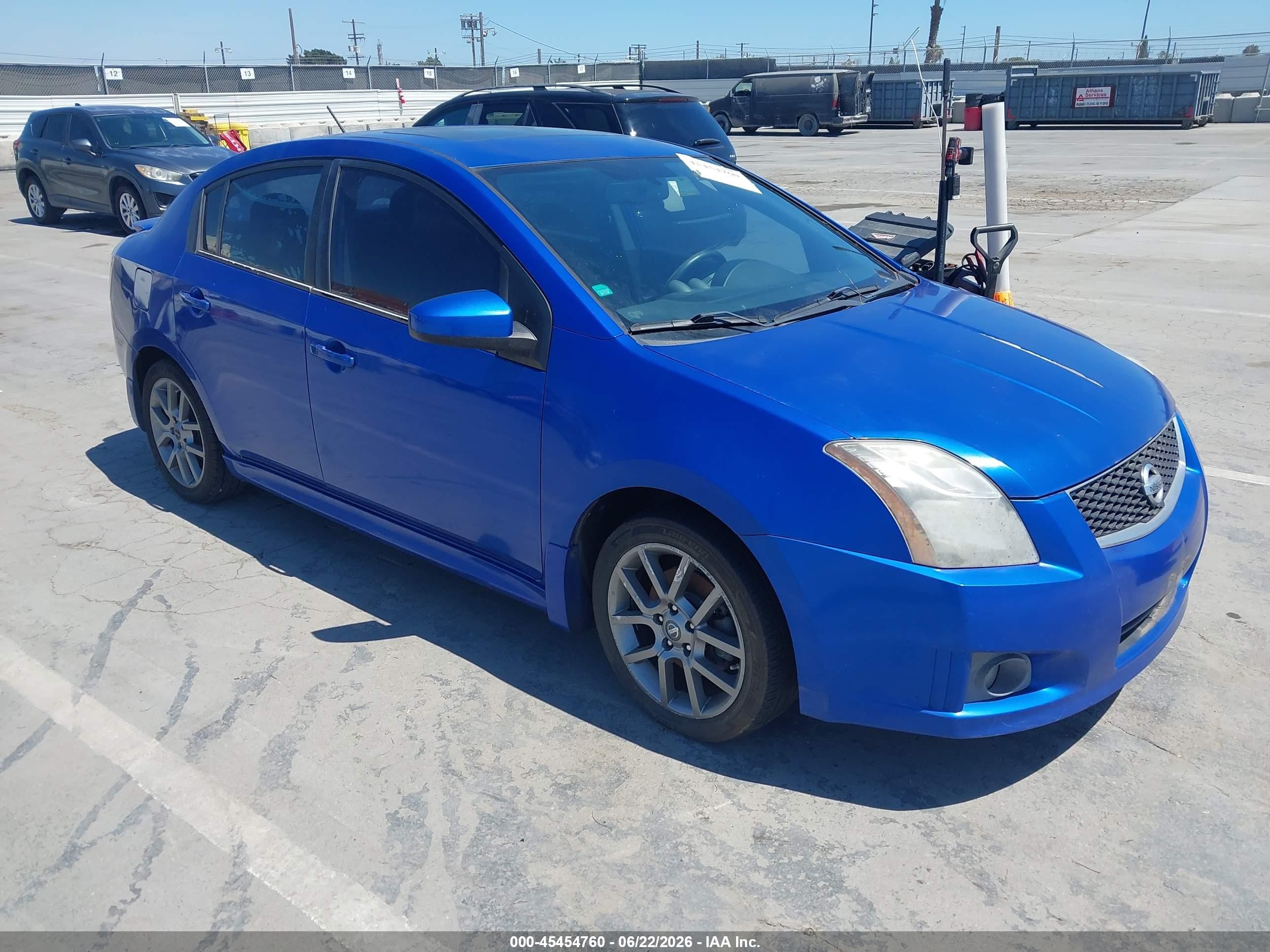 2012 Nissan Sentra Se-r Blue vin: 3N1BB6AP7CL710590