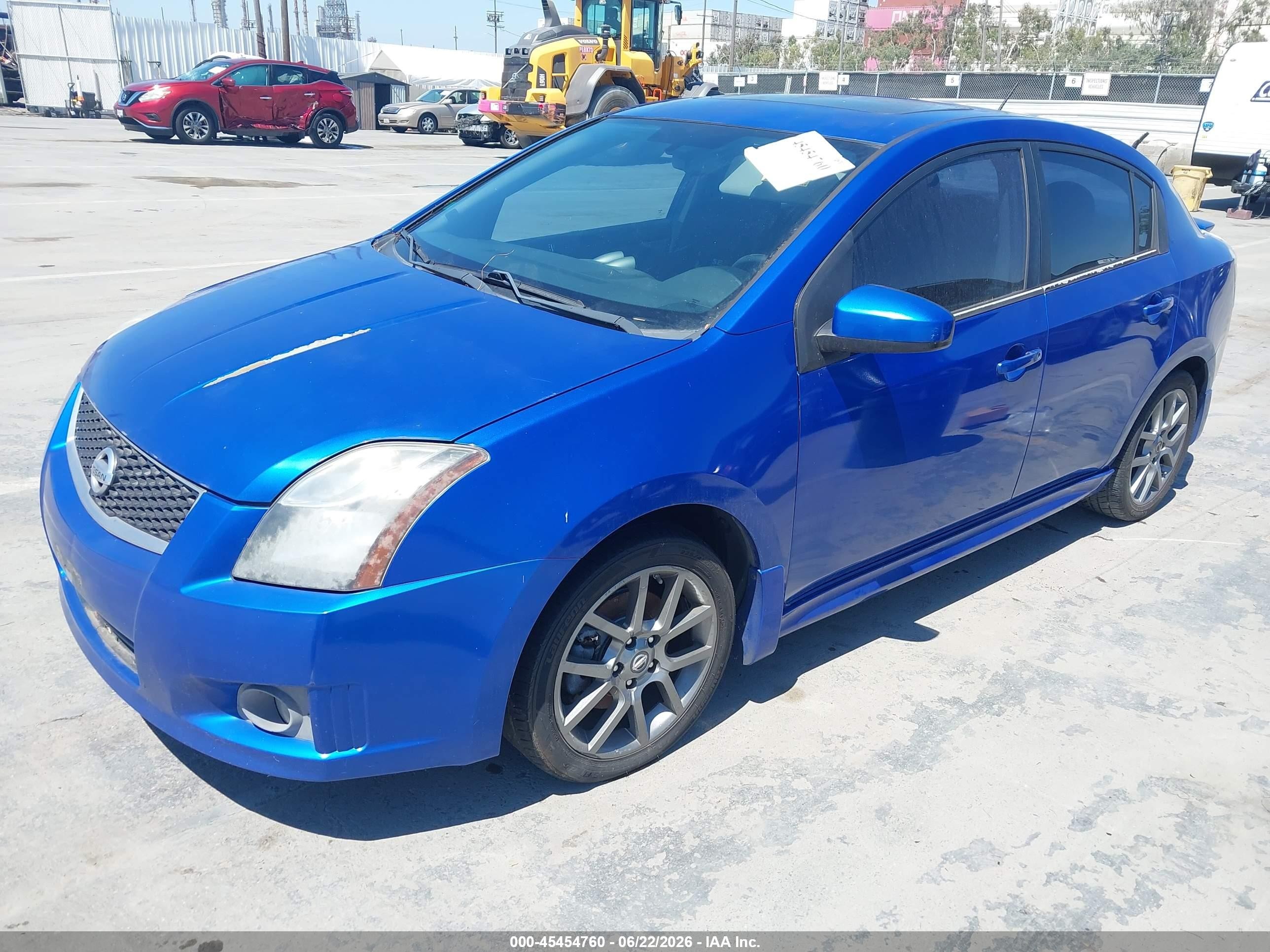 2012 Nissan Sentra Se-r Blue vin: 3N1BB6AP7CL710590