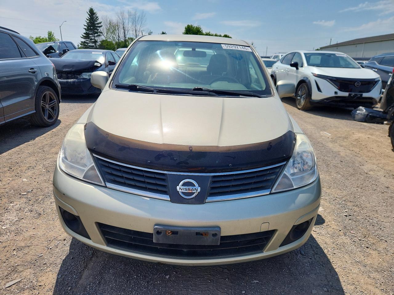 2007 Nissan Versa 1.8 S Beige vin: 3N1BC11E07L406280
