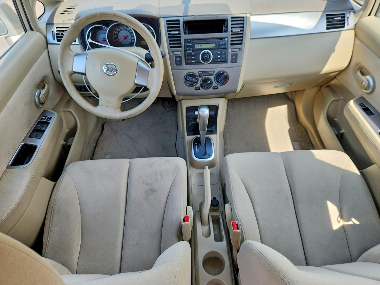 2007 Nissan Versa 1.8 S Beige vin: 3N1BC11E07L406280
