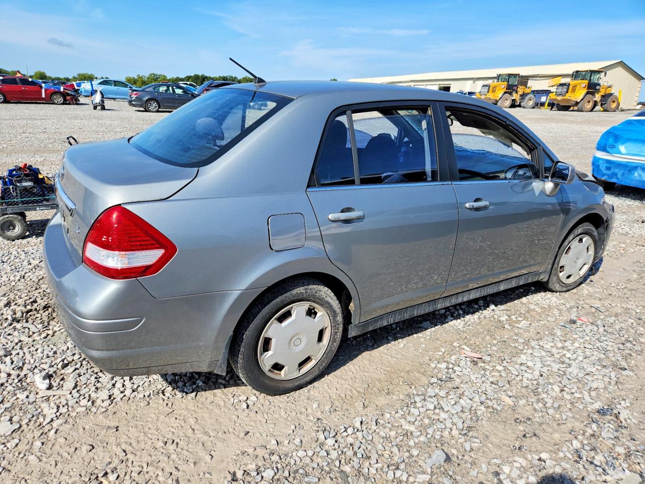 2007 Nissan Versa 1.8 S Gray vin: 3N1BC11E07L449937