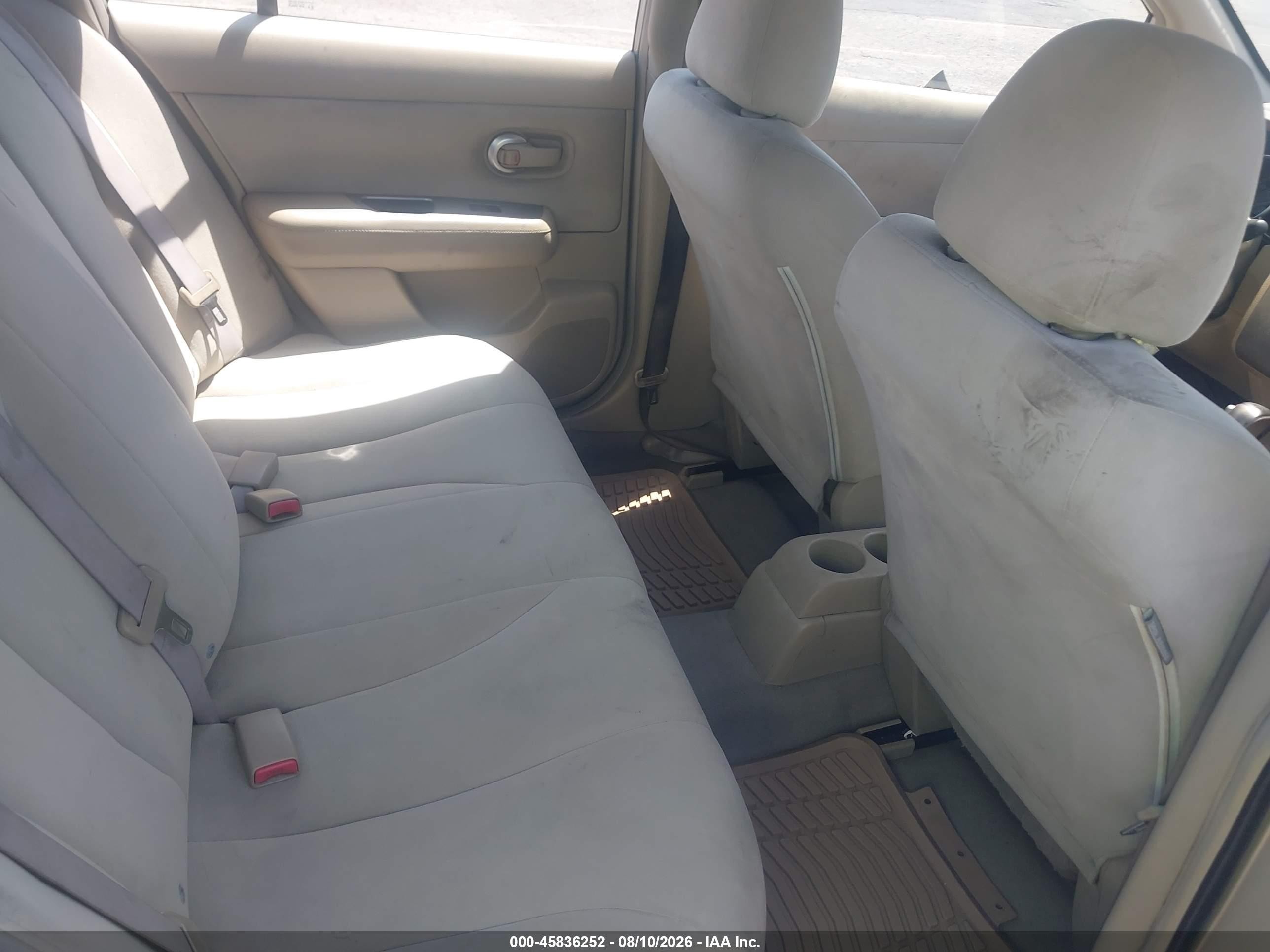 2007 Nissan Versa 1.8s Tan vin: 3N1BC11E07L459061