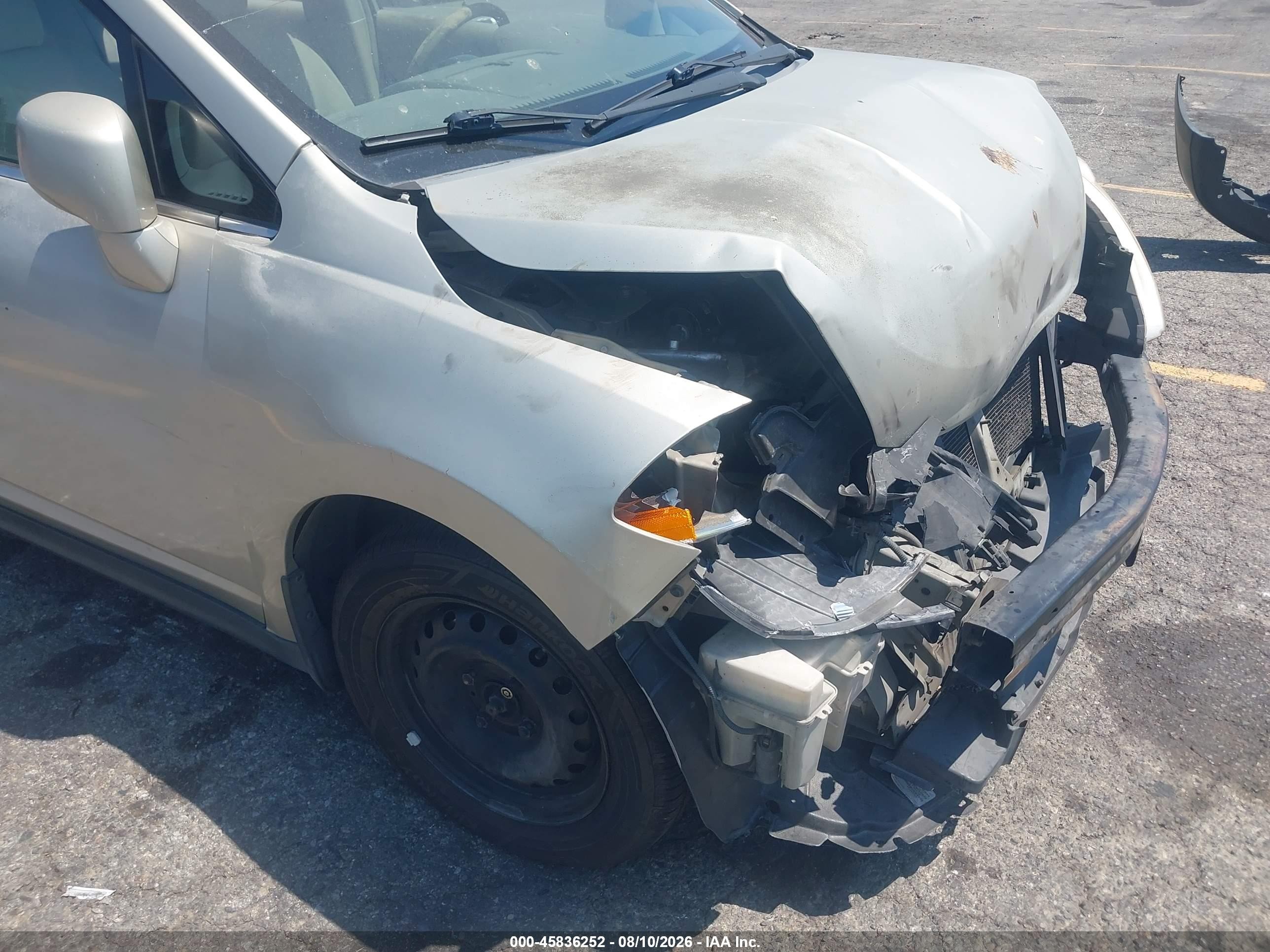 2007 Nissan Versa 1.8s Tan vin: 3N1BC11E07L459061