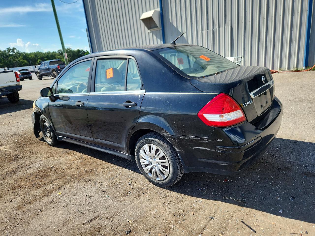 2008 Nissan Versa 1.8 S Black vin: 3N1BC11E08L365036