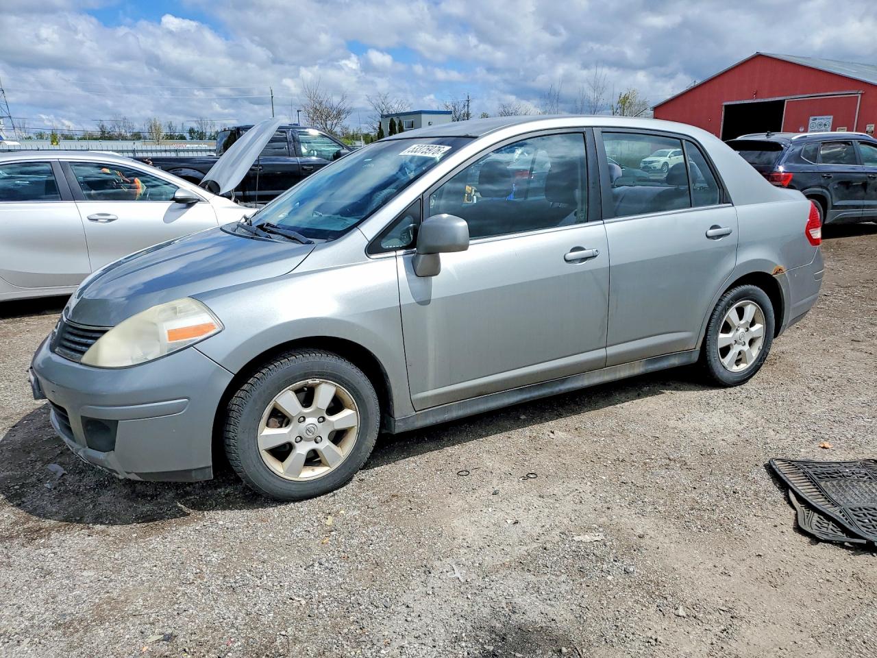 2008 Nissan Versa 1.8 S Gray vin: 3N1BC11E08L393774