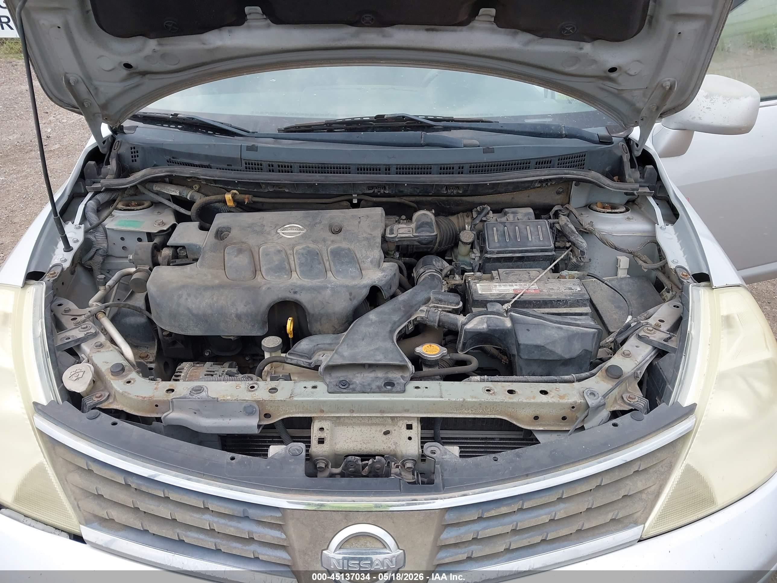 2009 Nissan Versa 1.8sl Silver vin: 3N1BC11E09L355303