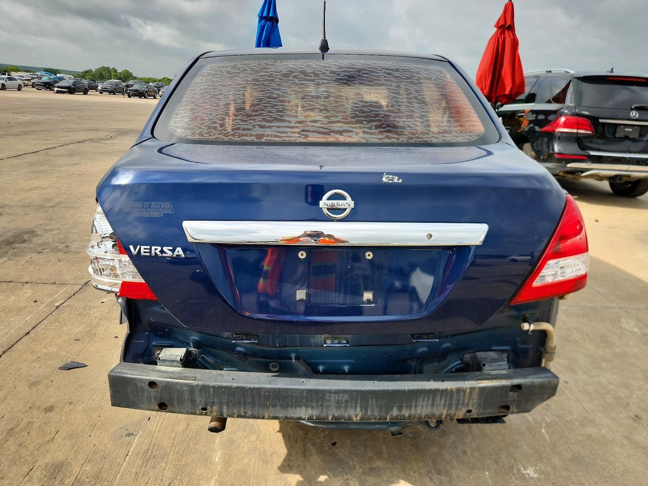 2008 Nissan Versa Синий vin: 3N1BC11E18L390740