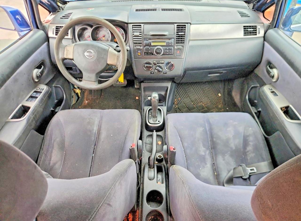2008 Nissan Versa Синий vin: 3N1BC11E18L390740