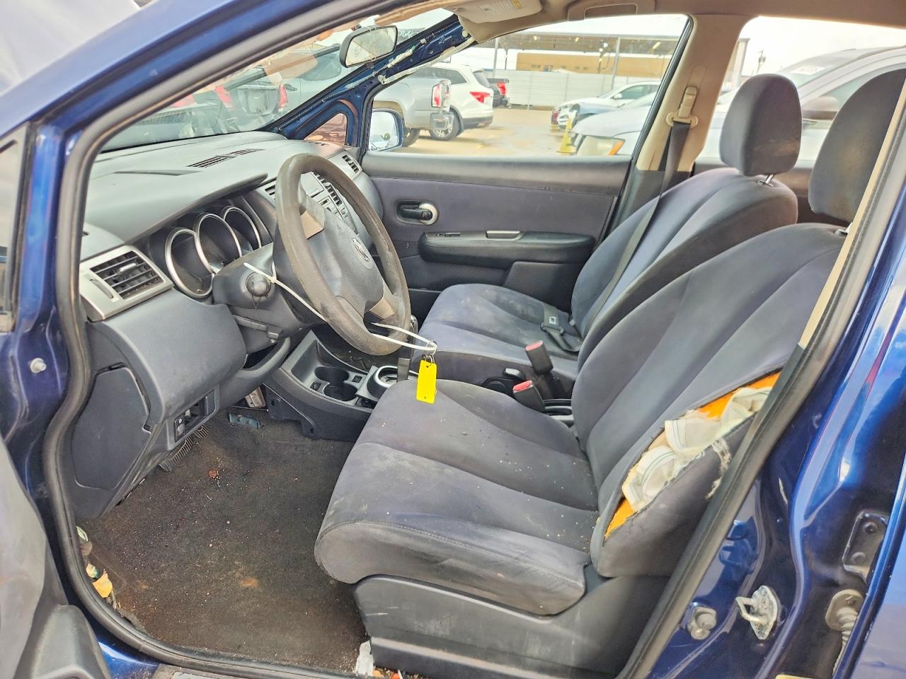 2008 Nissan Versa Синий vin: 3N1BC11E18L390740