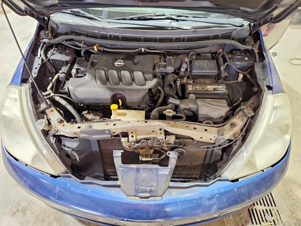 2009 Nissan Versa S Blue vin: 3N1BC11E19L447827