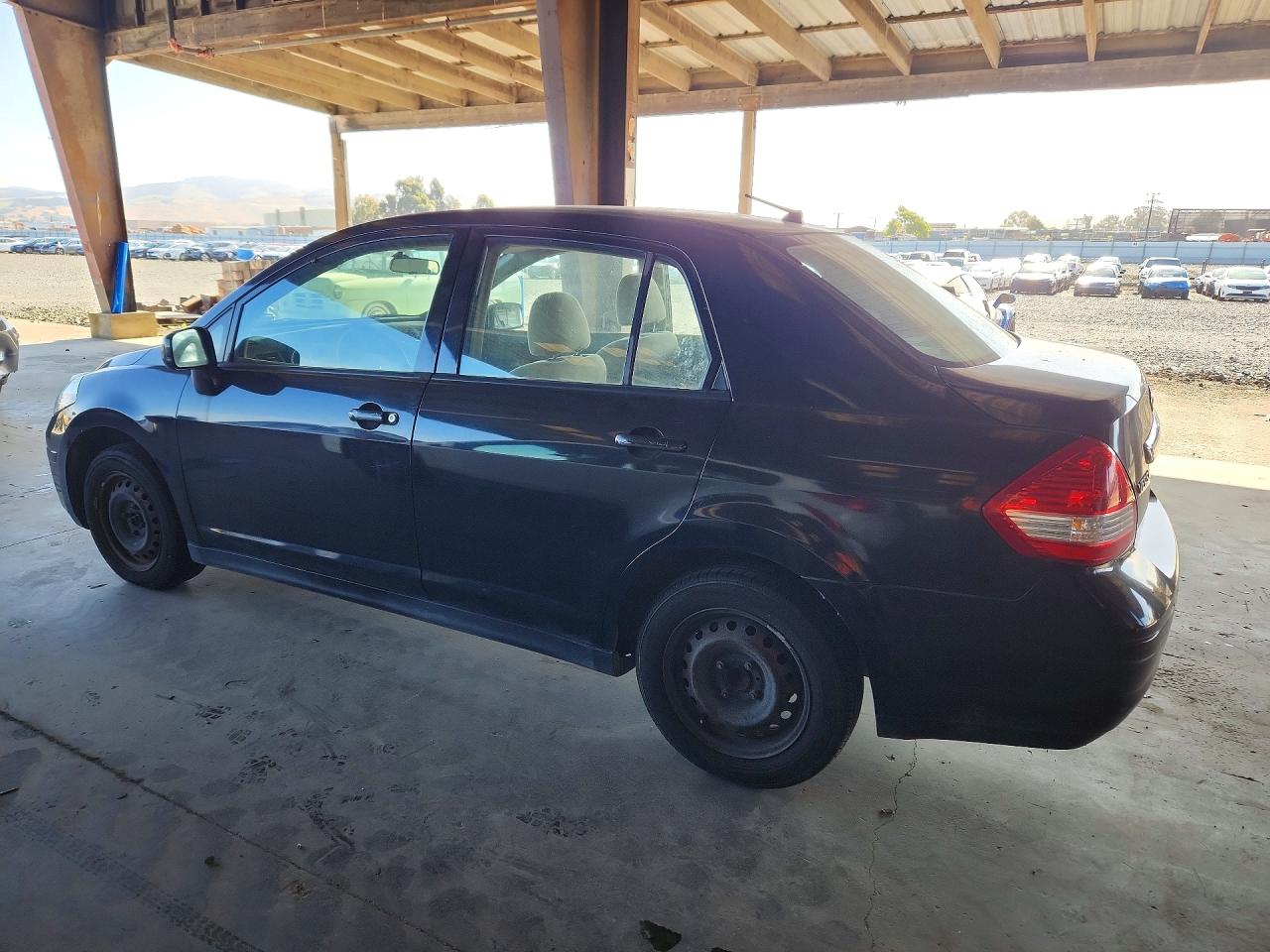 2009 Nissan Versa 1.8 S Black vin: 3N1BC11E19L490600