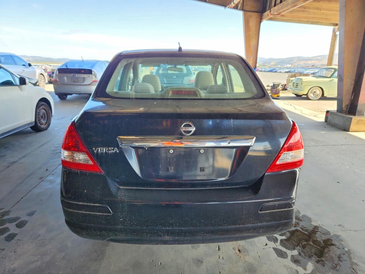 2009 Nissan Versa 1.8 S Black vin: 3N1BC11E19L490600