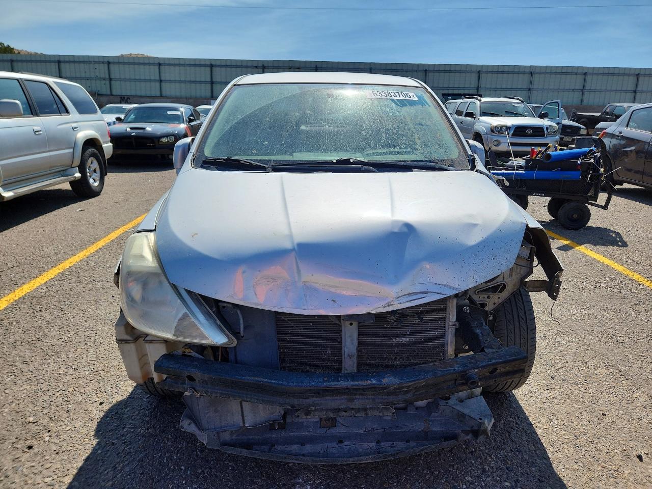 2009 Nissan Versa 1.8 S Серебряный vin: 3N1BC11E19L494937