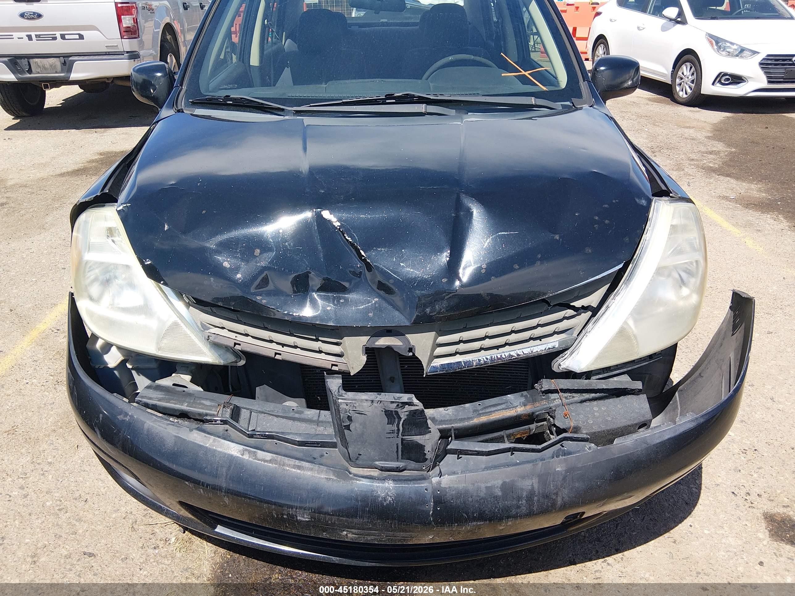 2009 Nissan Versa 1.8s Черный vin: 3N1BC11E29L352466