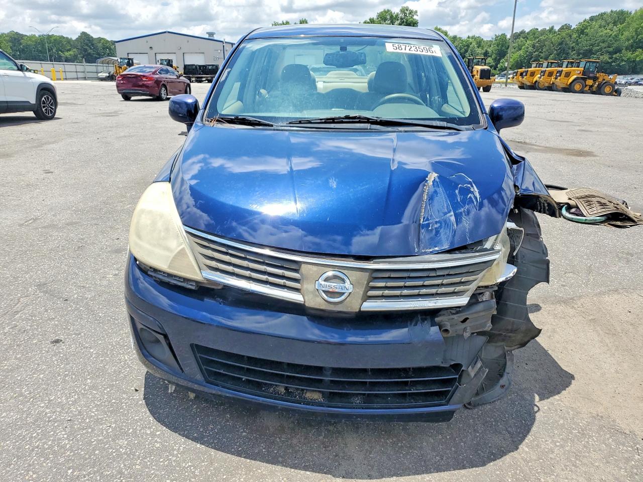 2009 Nissan Versa 1.8 S Синий vin: 3N1BC11E29L458514