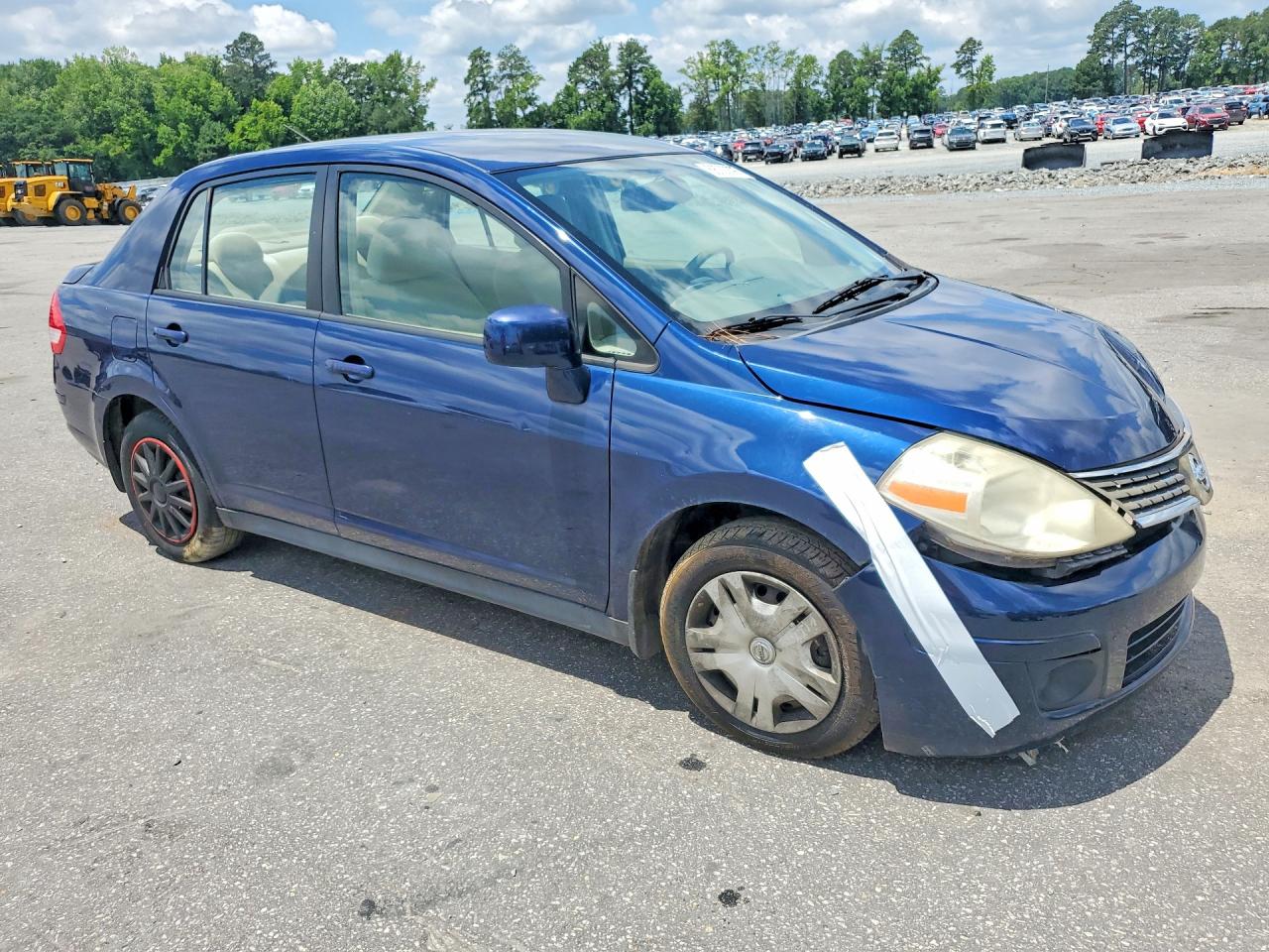 2009 Nissan Versa 1.8 S Синий vin: 3N1BC11E29L458514