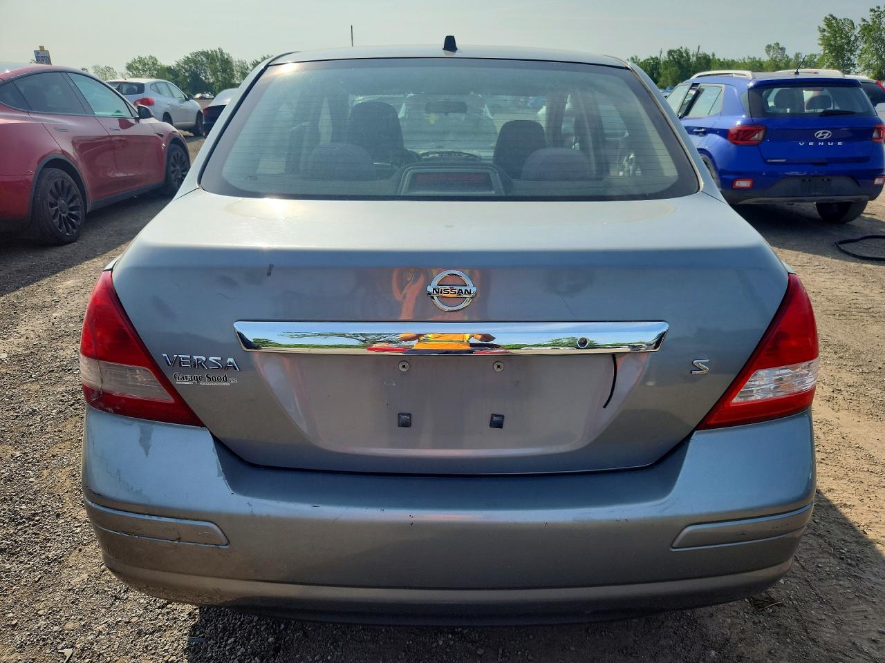 2007 Nissan Versa S Gray vin: 3N1BC11E37L441489