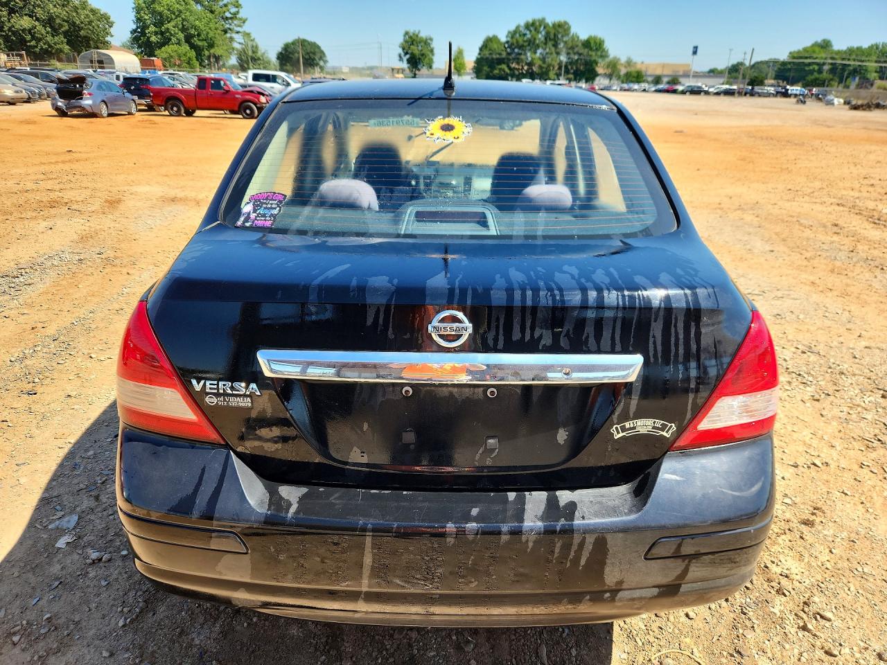 2008 Nissan Versa 1.8 S Black vin: 3N1BC11E38L360638