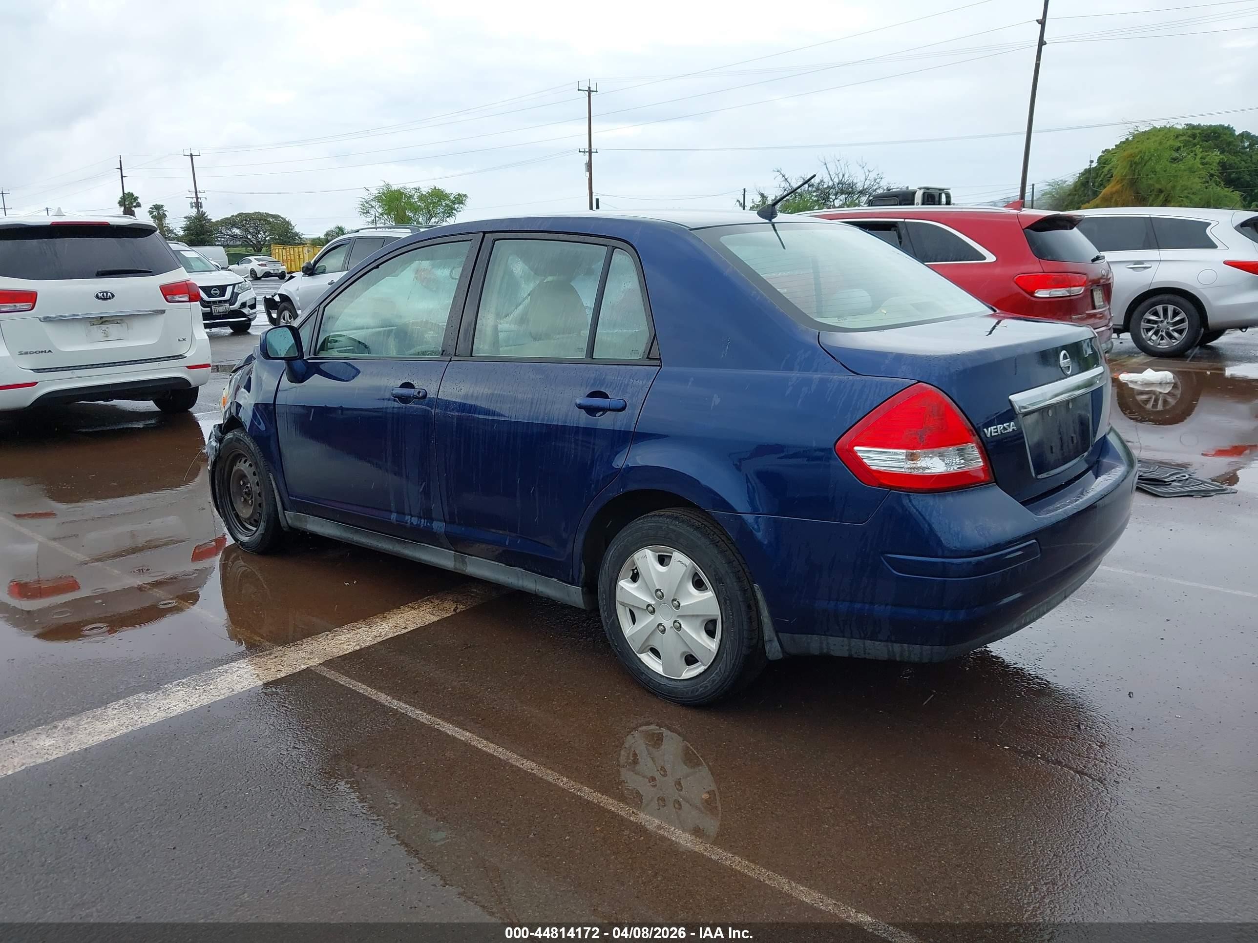 2009 Nissan Versa 1.8s Синий vin: 3N1BC11E39L437073