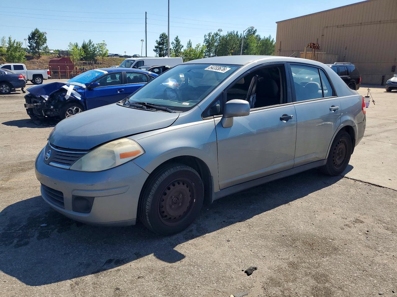 2009 Nissan Versa 1.8 S White vin: 3N1BC11E39L442659