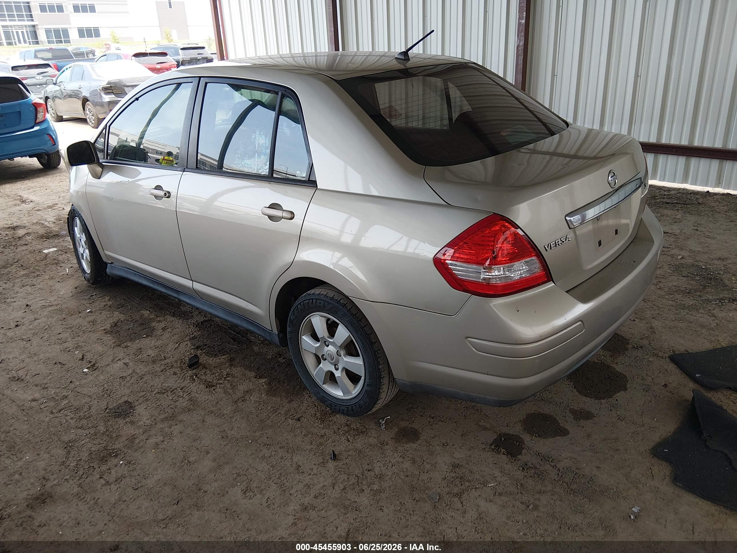 2009 Nissan Versa 1.8sl Gold vin: 3N1BC11E39L476231