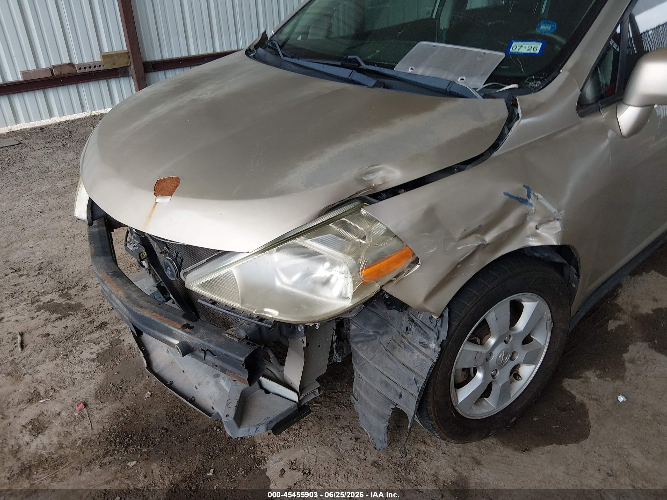 2009 Nissan Versa 1.8sl Gold vin: 3N1BC11E39L476231