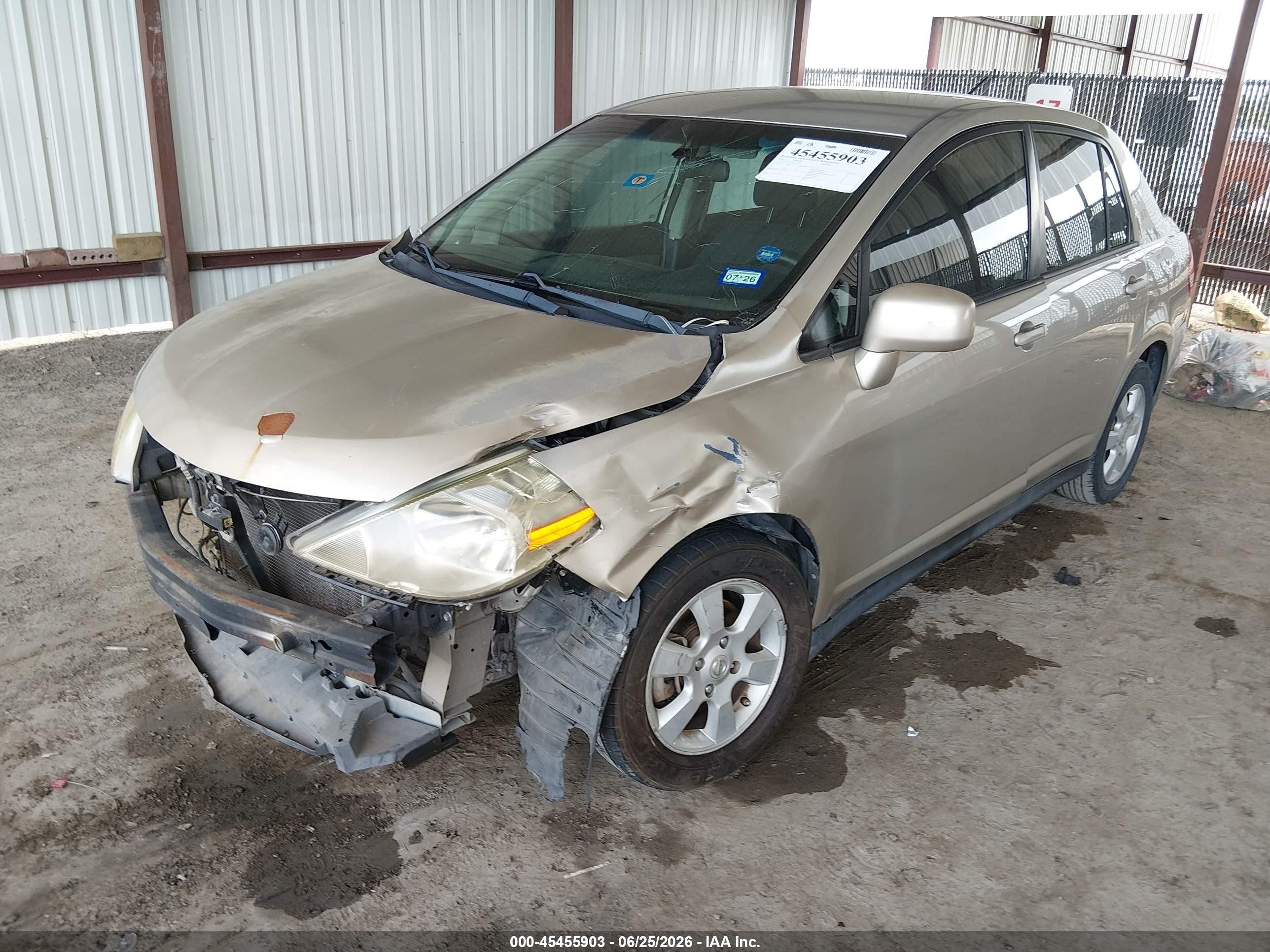 2009 Nissan Versa 1.8sl Gold vin: 3N1BC11E39L476231