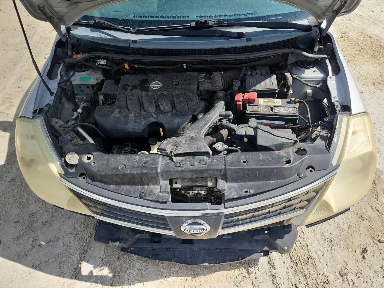 2008 Nissan Versa 1.8 S Silver vin: 3N1BC11E48L382597
