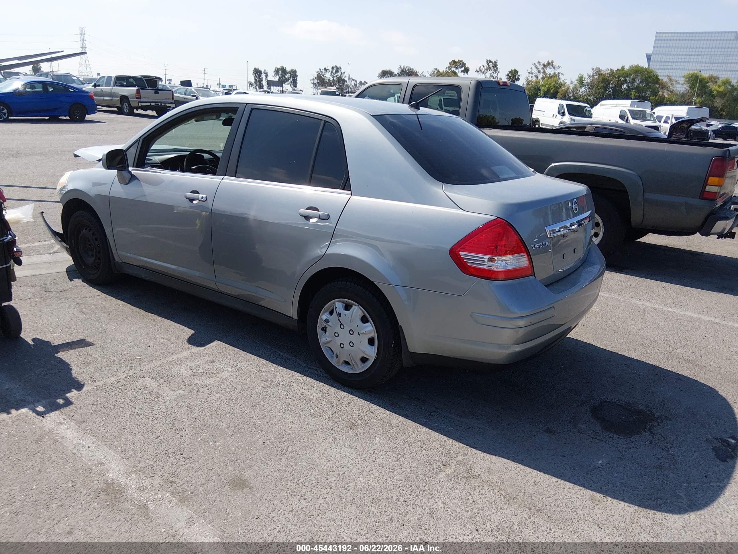 2008 Nissan Versa 1.8 S Gray vin: 3N1BC11E48L403206