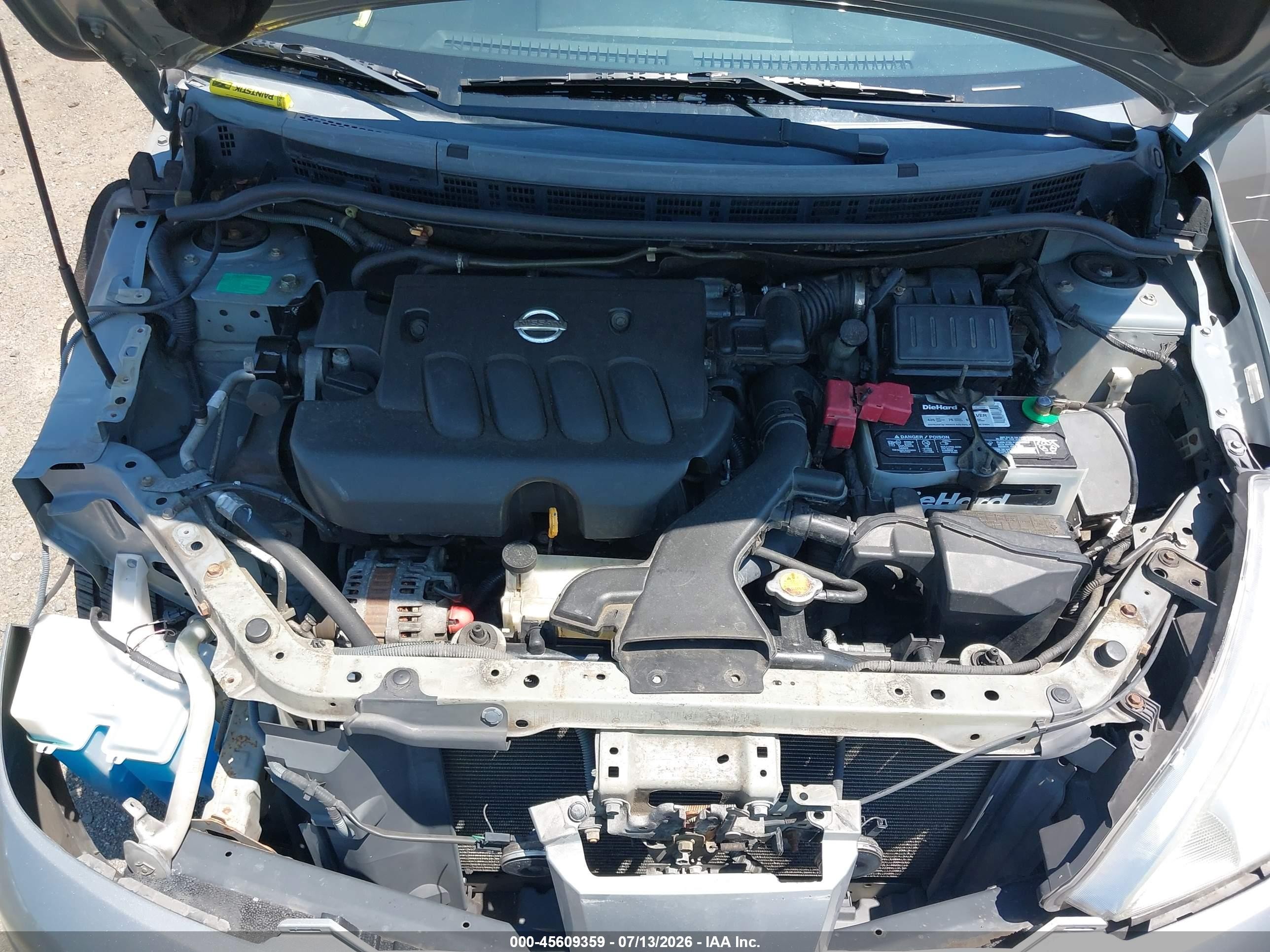 2007 Nissan Versa 1.8sl Silver vin: 3N1BC11E57L395650