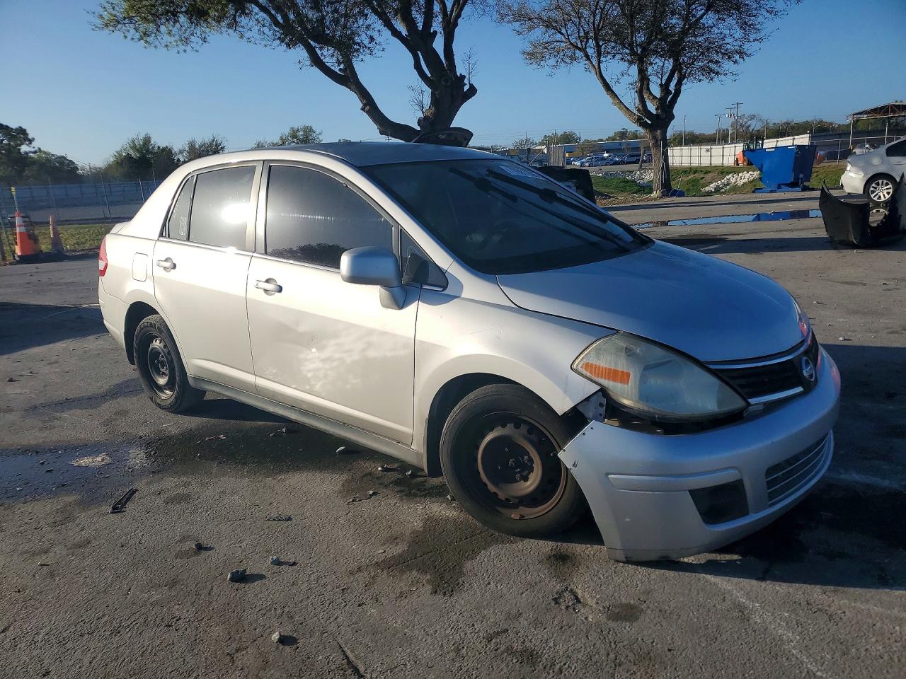 2008 Nissan Versa 1.8 S Gray vin: 3N1BC11E58L363699