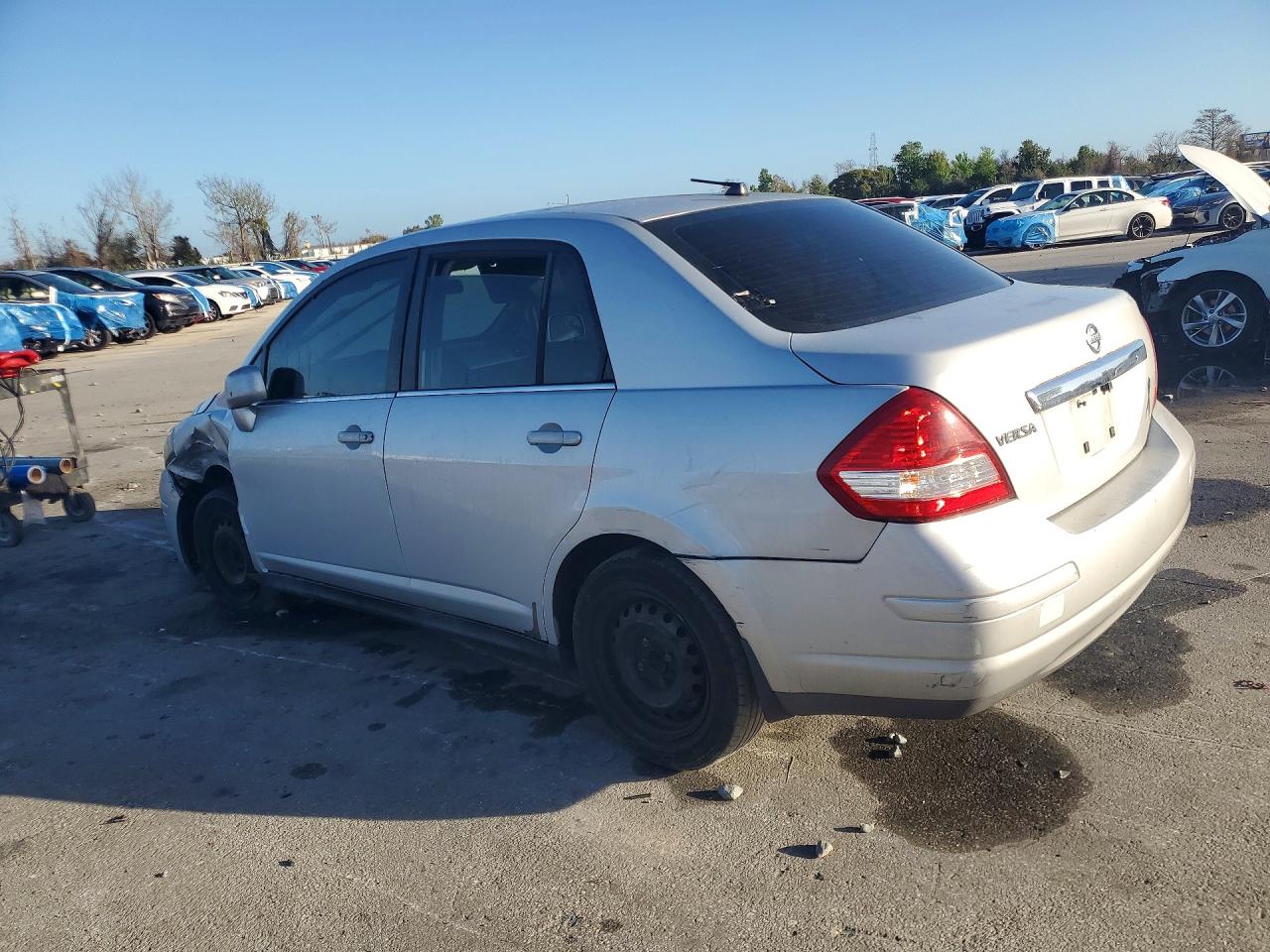 2008 Nissan Versa 1.8 S Gray vin: 3N1BC11E58L363699
