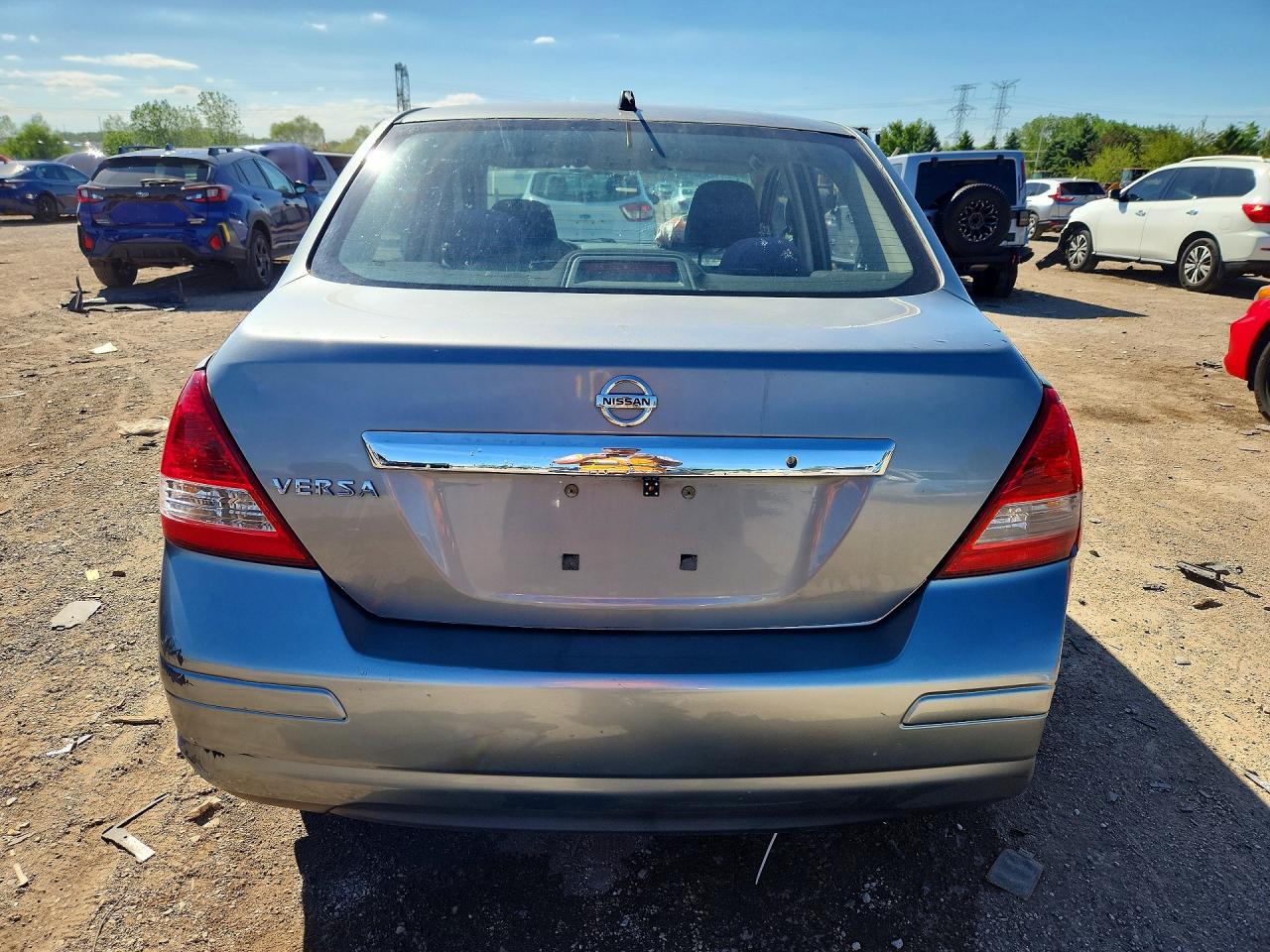 2008 Nissan Versa 1.8 S Gray vin: 3N1BC11E58L408527