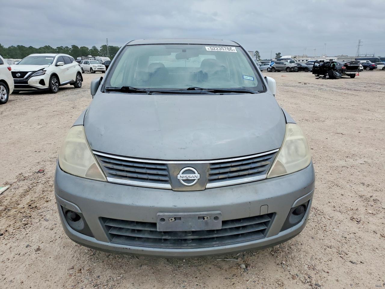 2007 Nissan Versa 1.8 S Silver vin: 3N1BC11E67L421821