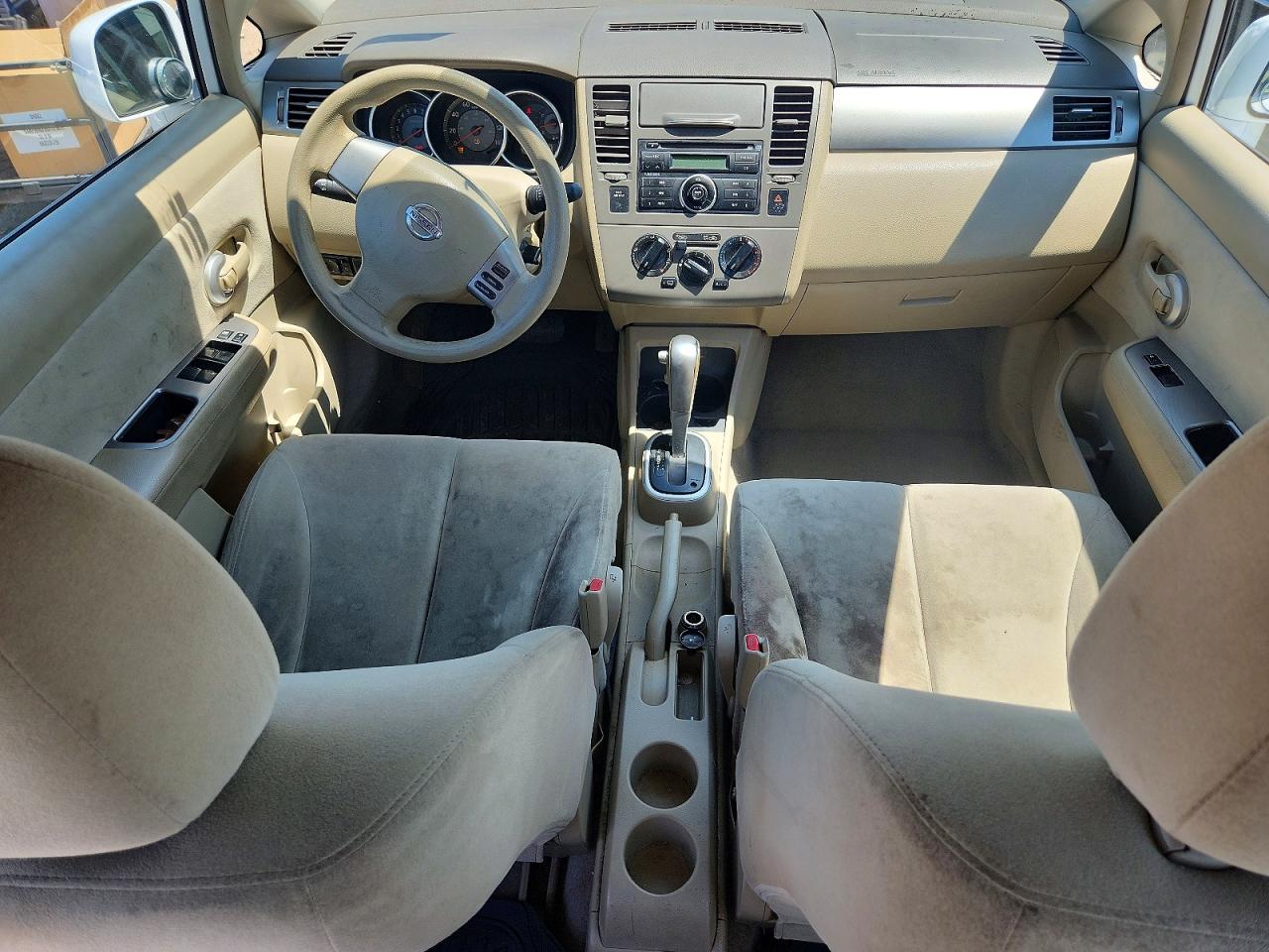 2008 Nissan Versa 1.8 S White vin: 3N1BC11E68L442234