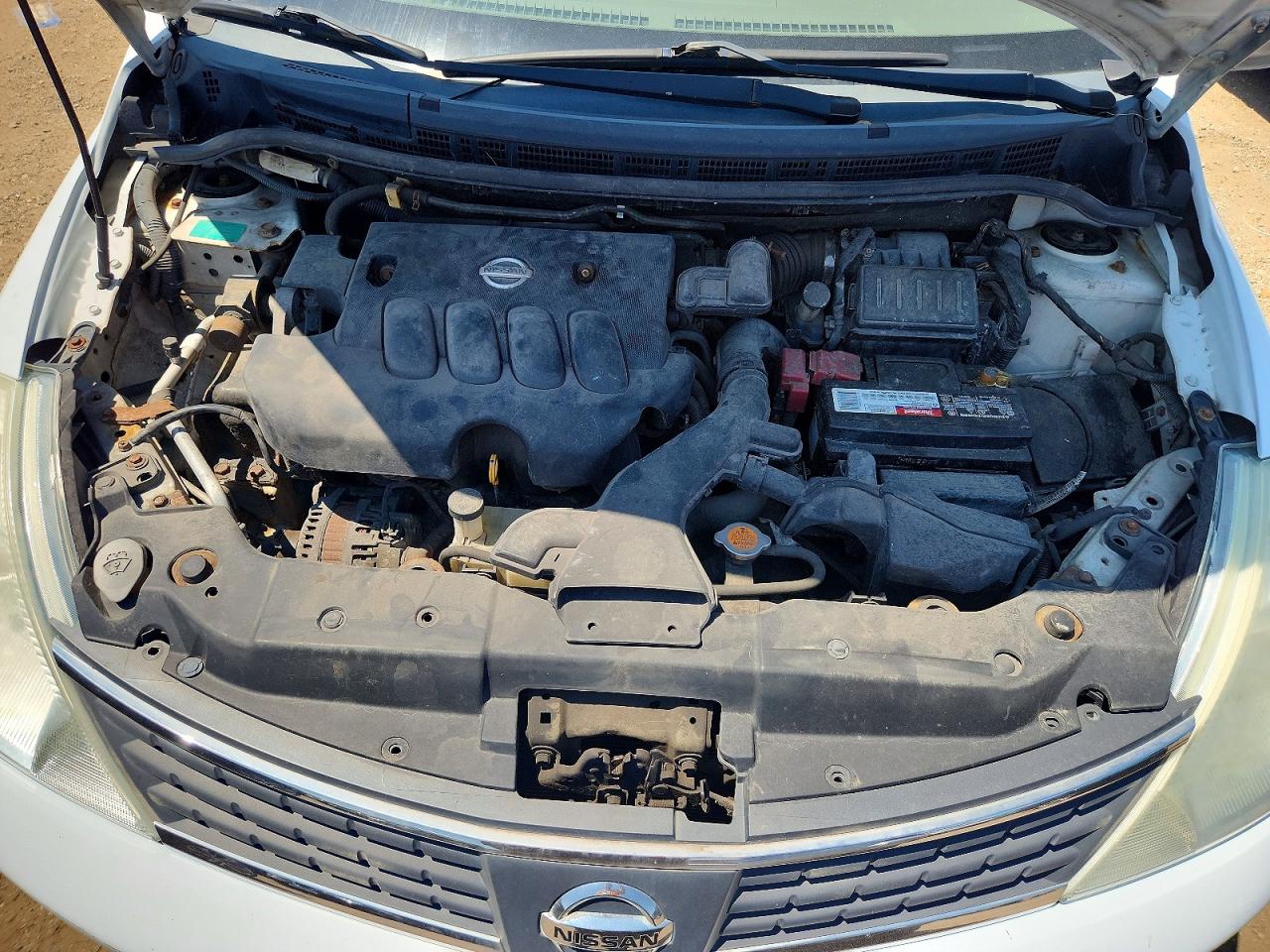 2008 Nissan Versa 1.8 S White vin: 3N1BC11E68L442234