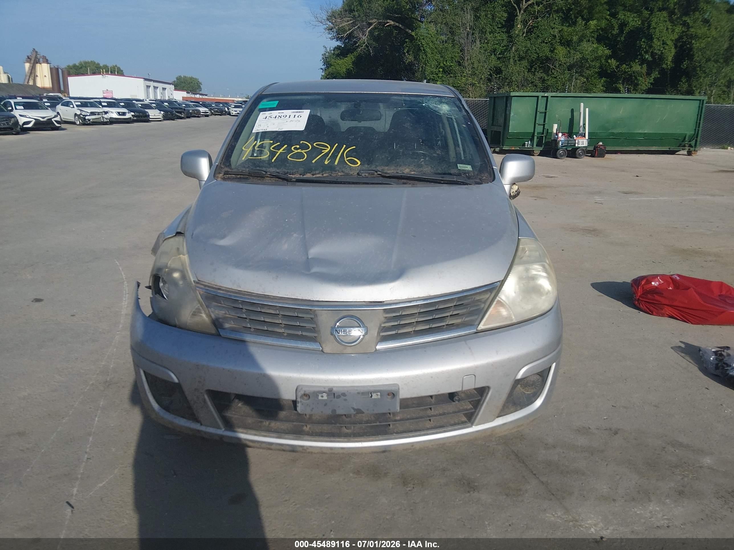 2009 Nissan Versa 1.8sl Silver vin: 3N1BC11E69L387334