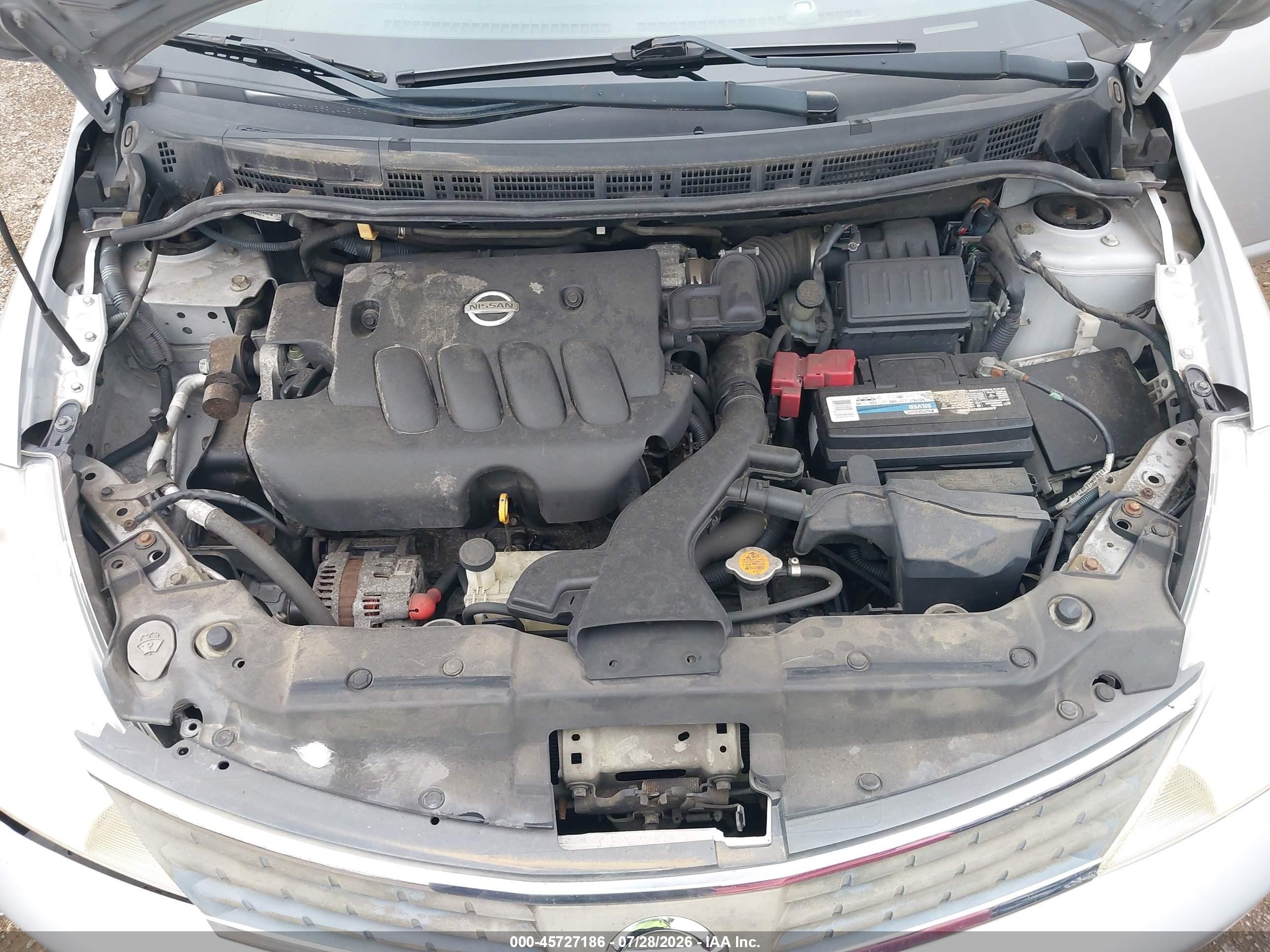 2009 Nissan Versa 1.8s Silver vin: 3N1BC11E69L445796