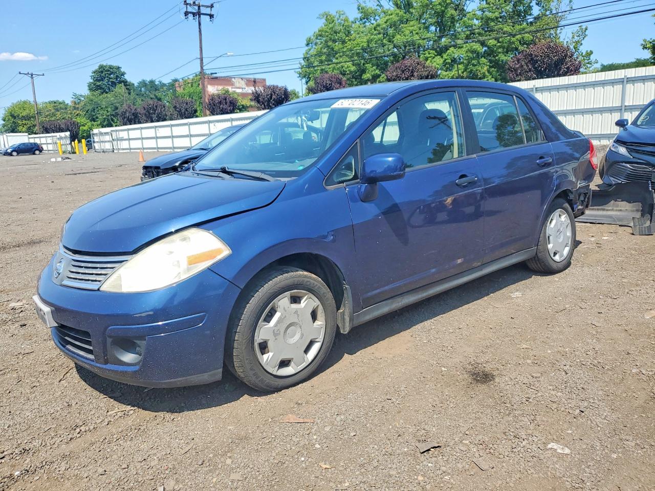 2009 Nissan Versa 1.8 S Blue vin: 3N1BC11E69L446236