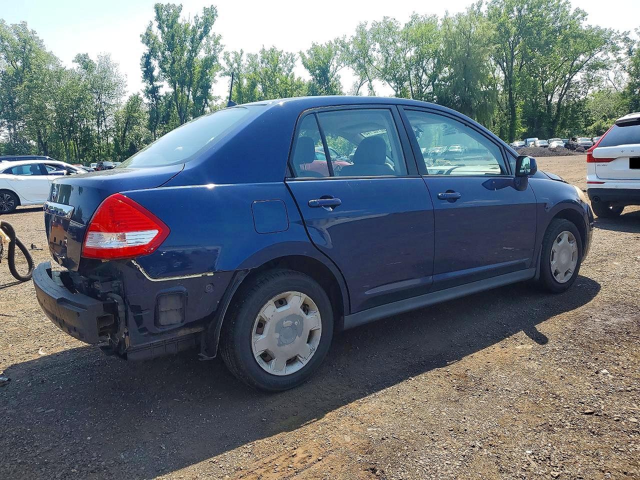 2009 Nissan Versa 1.8 S Blue vin: 3N1BC11E69L446236