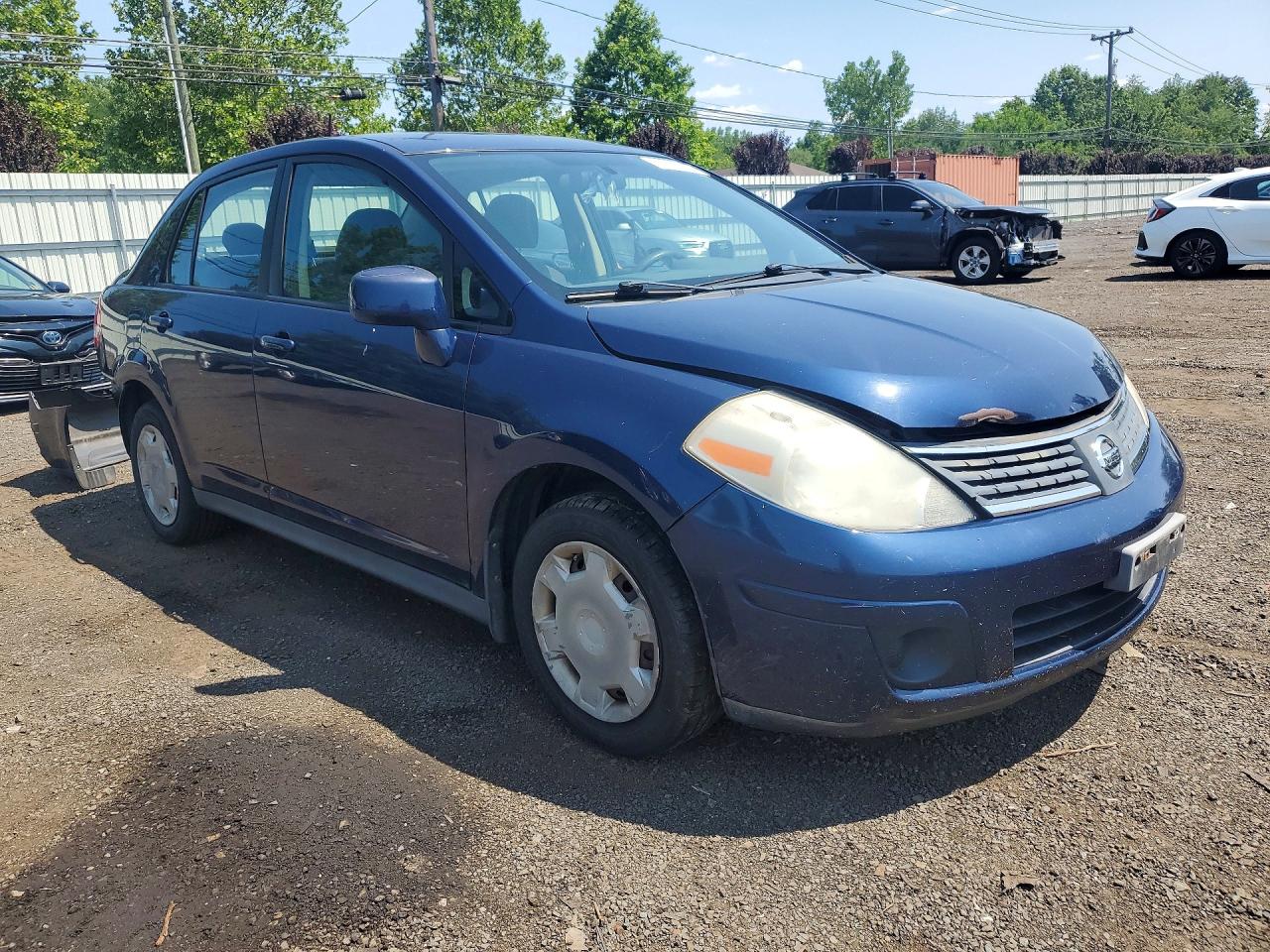2009 Nissan Versa 1.8 S Blue vin: 3N1BC11E69L446236