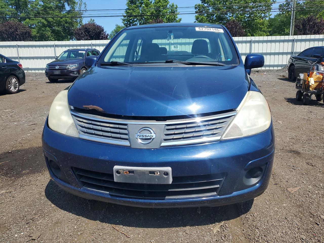 2009 Nissan Versa 1.8 S Blue vin: 3N1BC11E69L446236