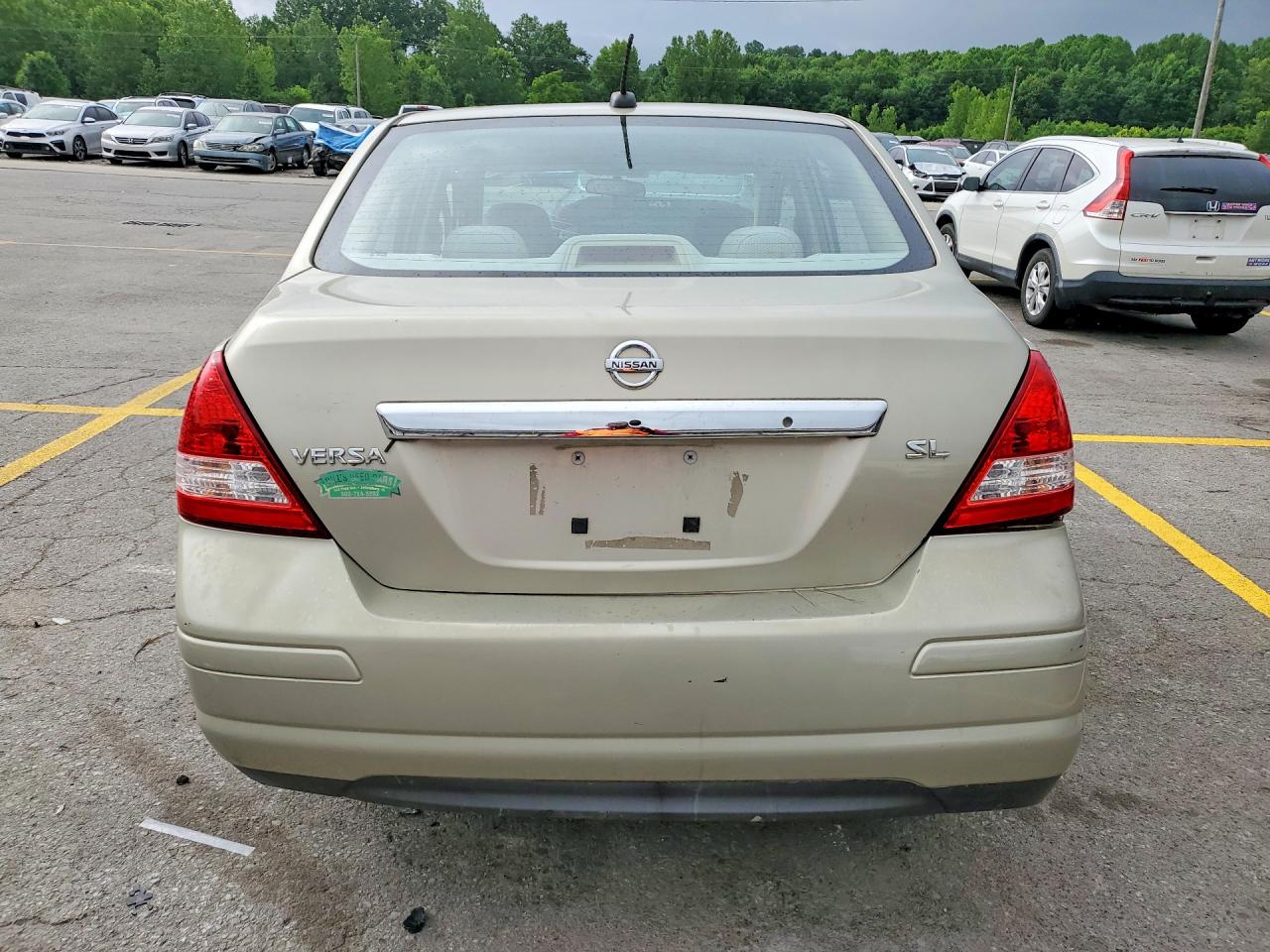 2007 Nissan Versa 1.8 S Beige vin: 3N1BC11E77L401528