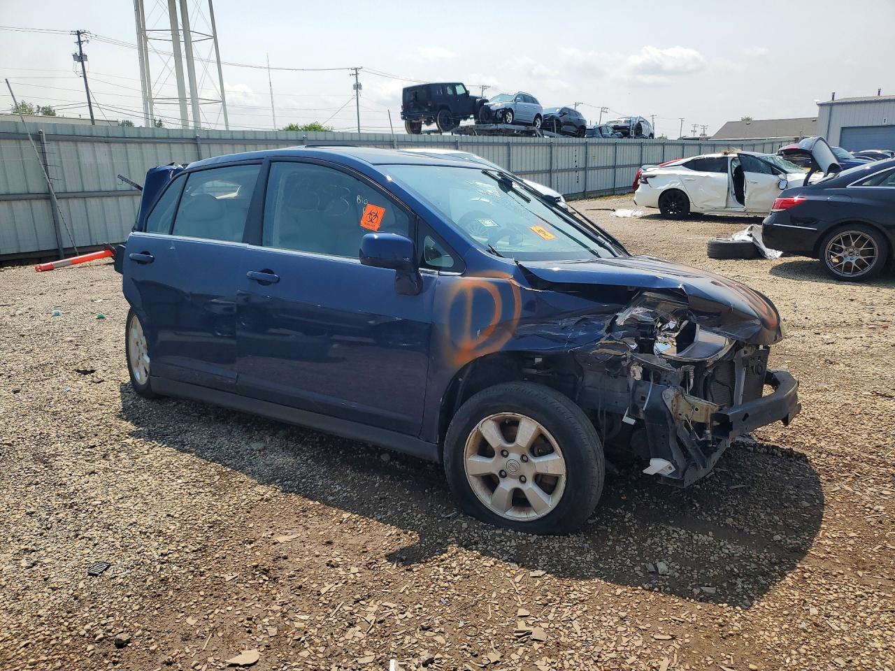 2007 Nissan Versa 1.8 S Синий vin: 3N1BC11E77L448316