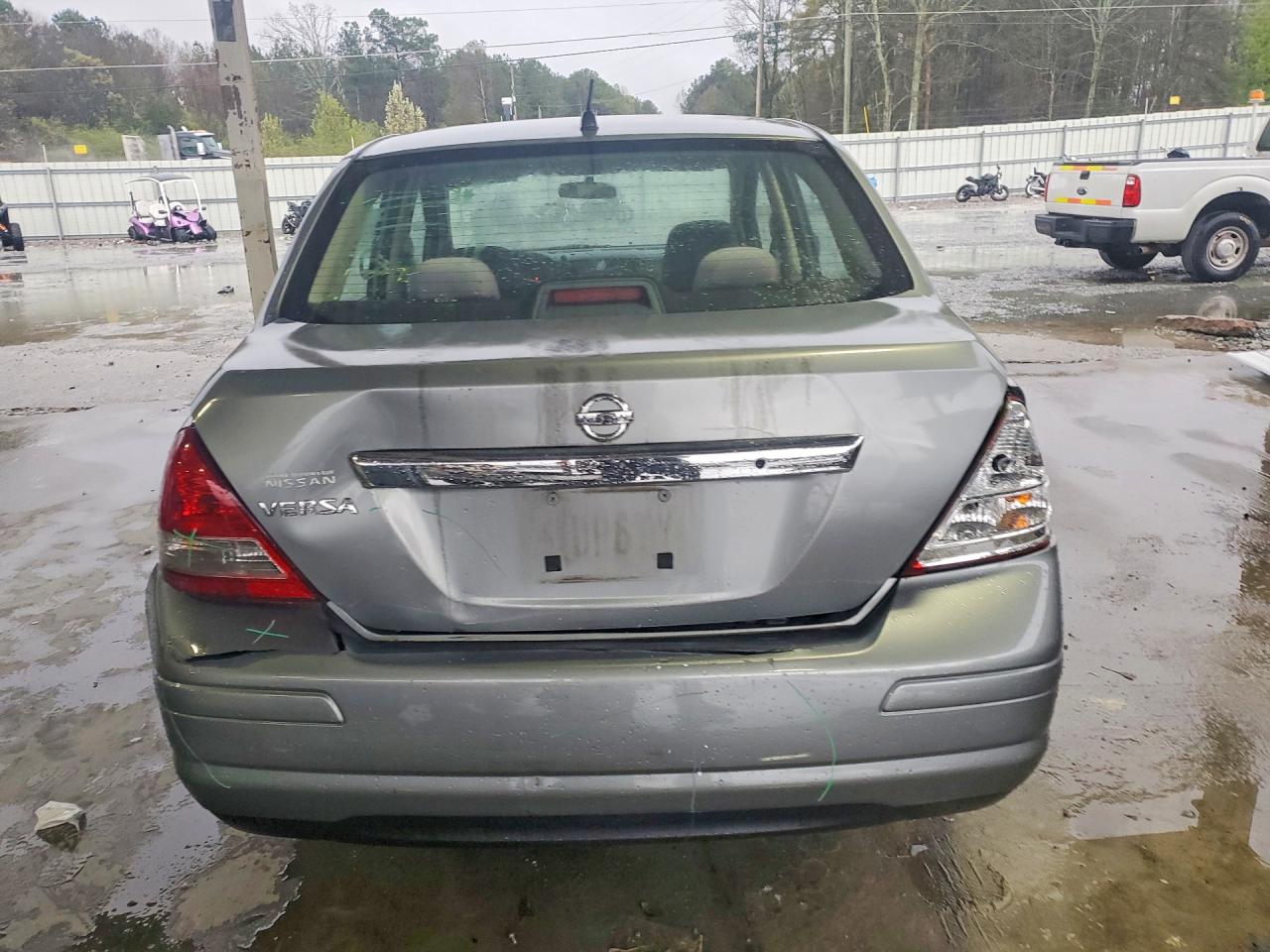 2008 Nissan Versa 1.8 S Gray vin: 3N1BC11E78L409646